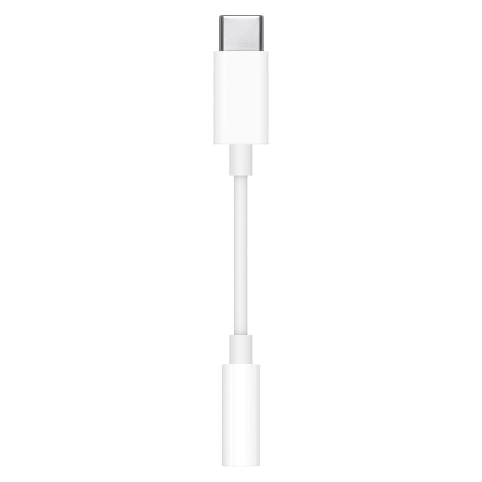 Apple Adaptateur USB-C vers mini-jack 3,5 mm Blanc - Accessoires Apple Apple