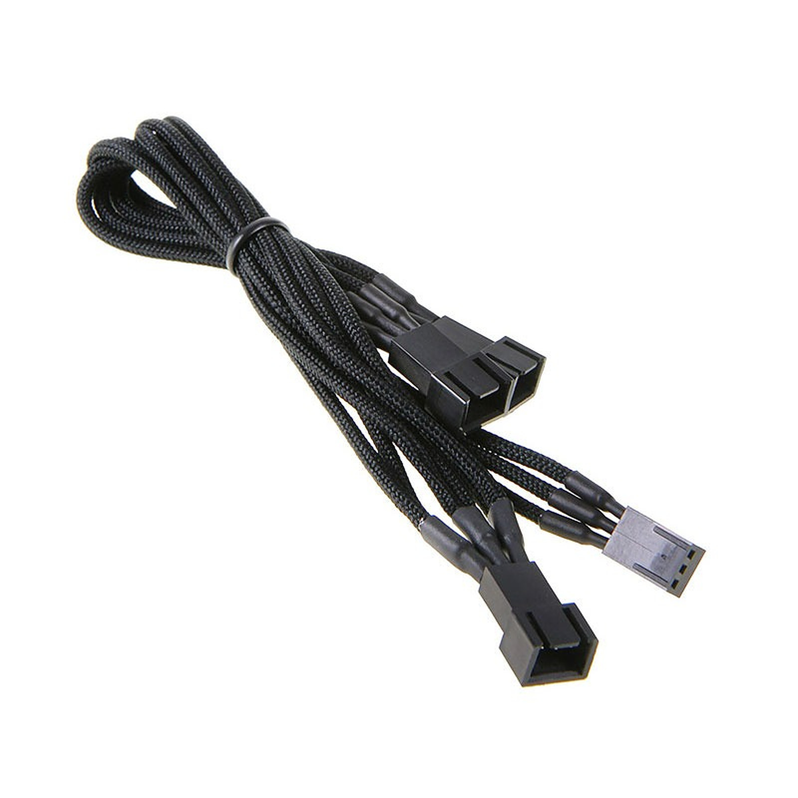 BitFenix Alchemy Black - Cable d'alimentation gaine - 3 pins vers 3x 3 pins - 60 cm - Alimentation BitFenix