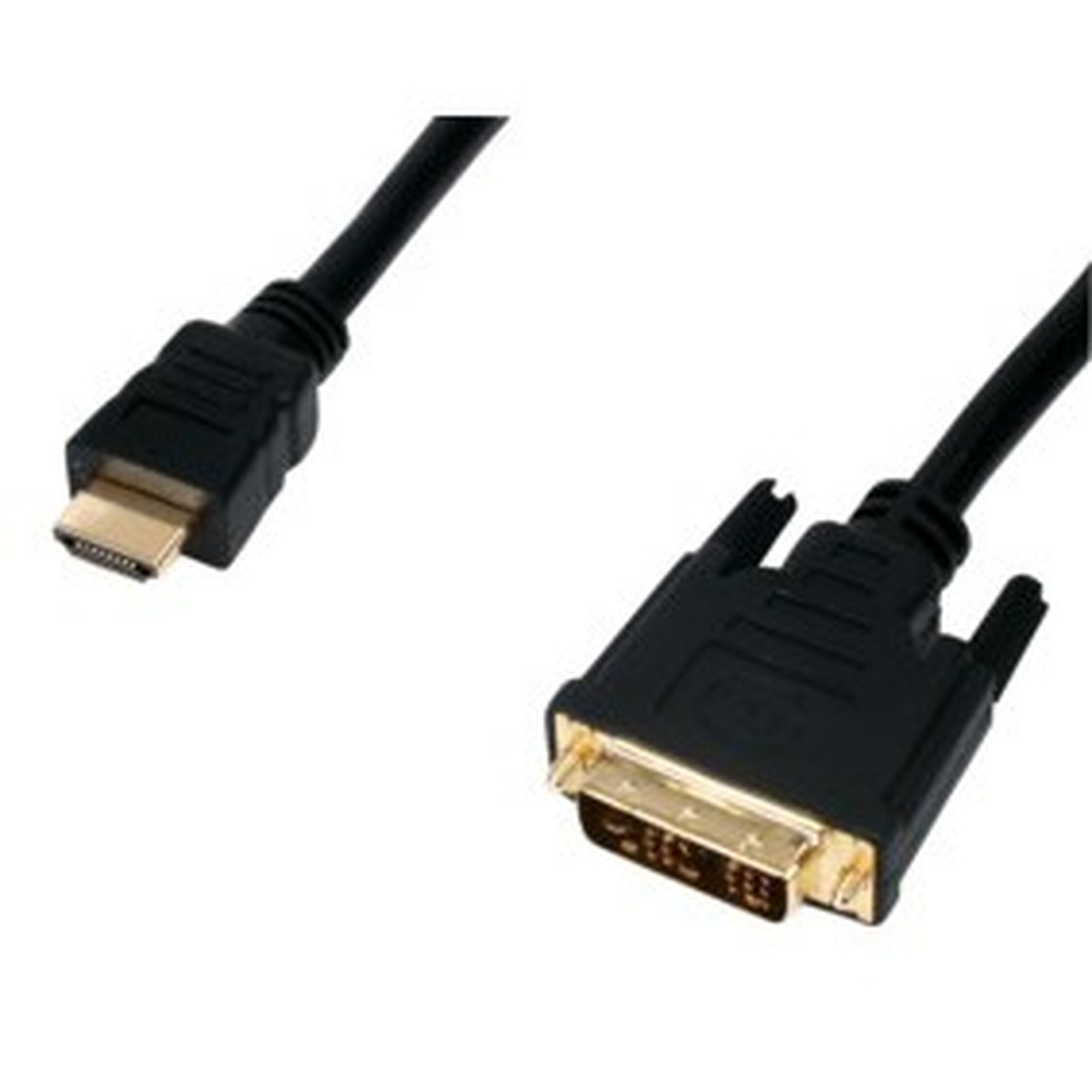 Cable DVI-D Single Link male / HDMI male (1.5 mètres) plaque or - DVI Generique