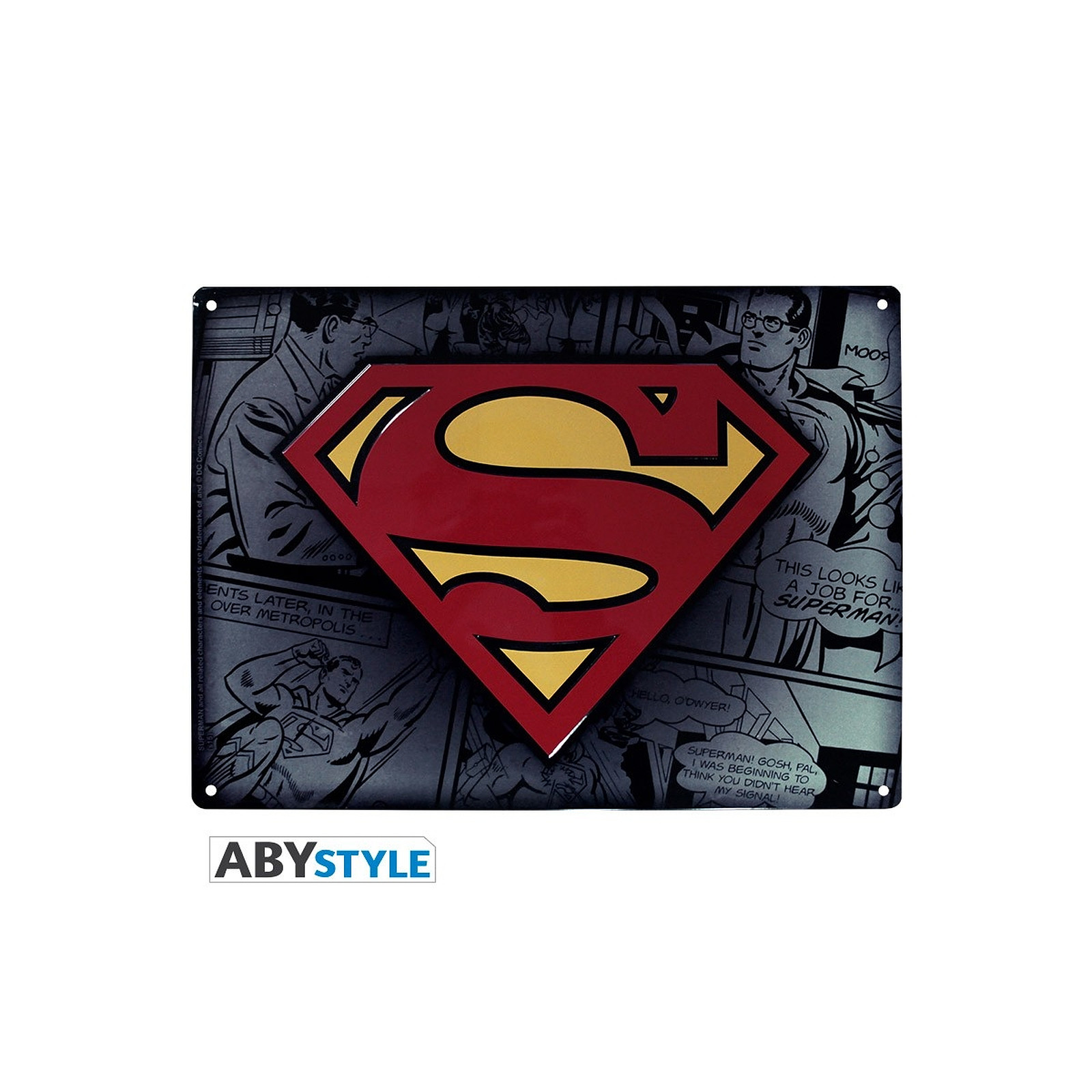 Superman - Plaque metal Superman - Posters Abystyle