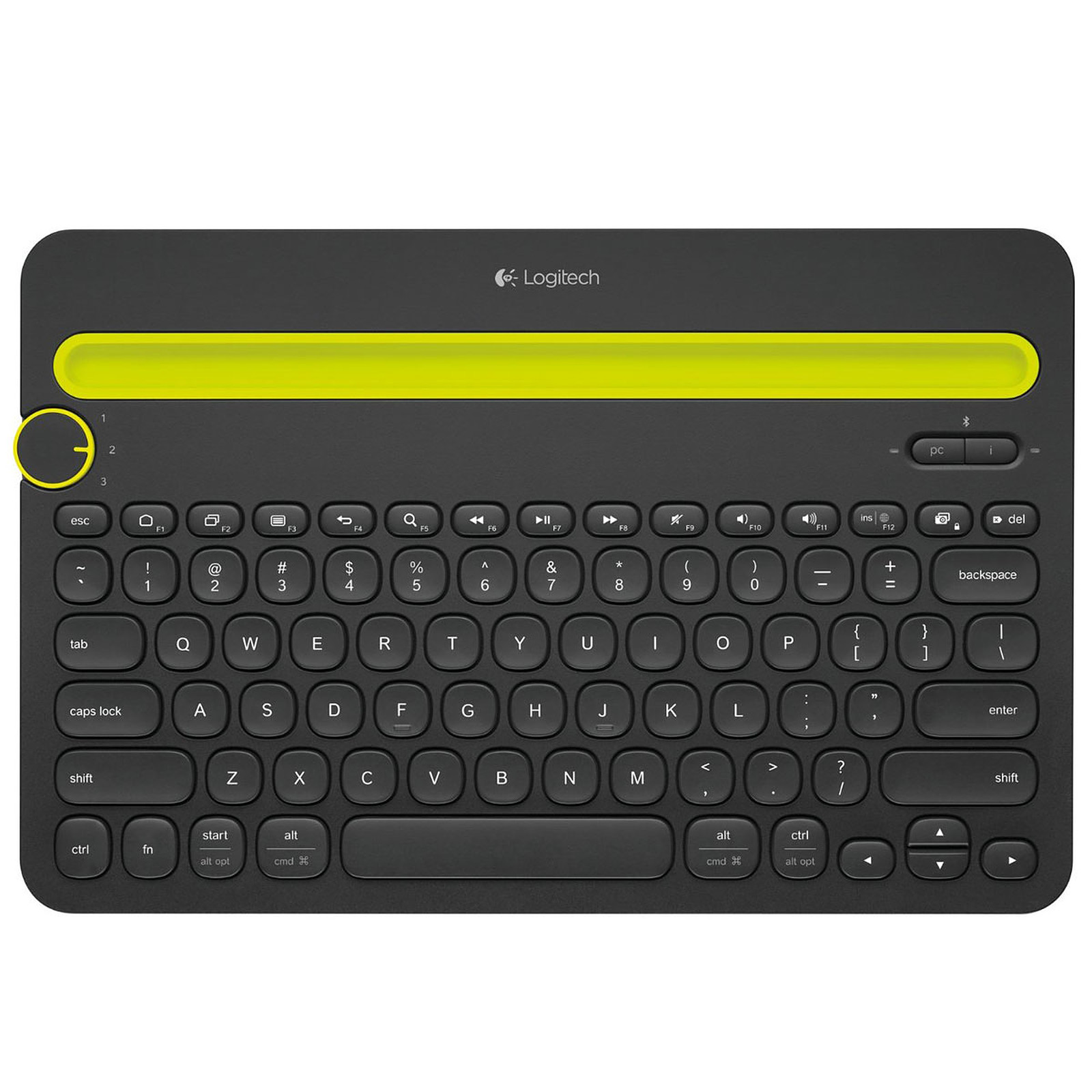 Logitech Multi-Device Keyboard K480 (Noir) - Clavier tablette Logitech