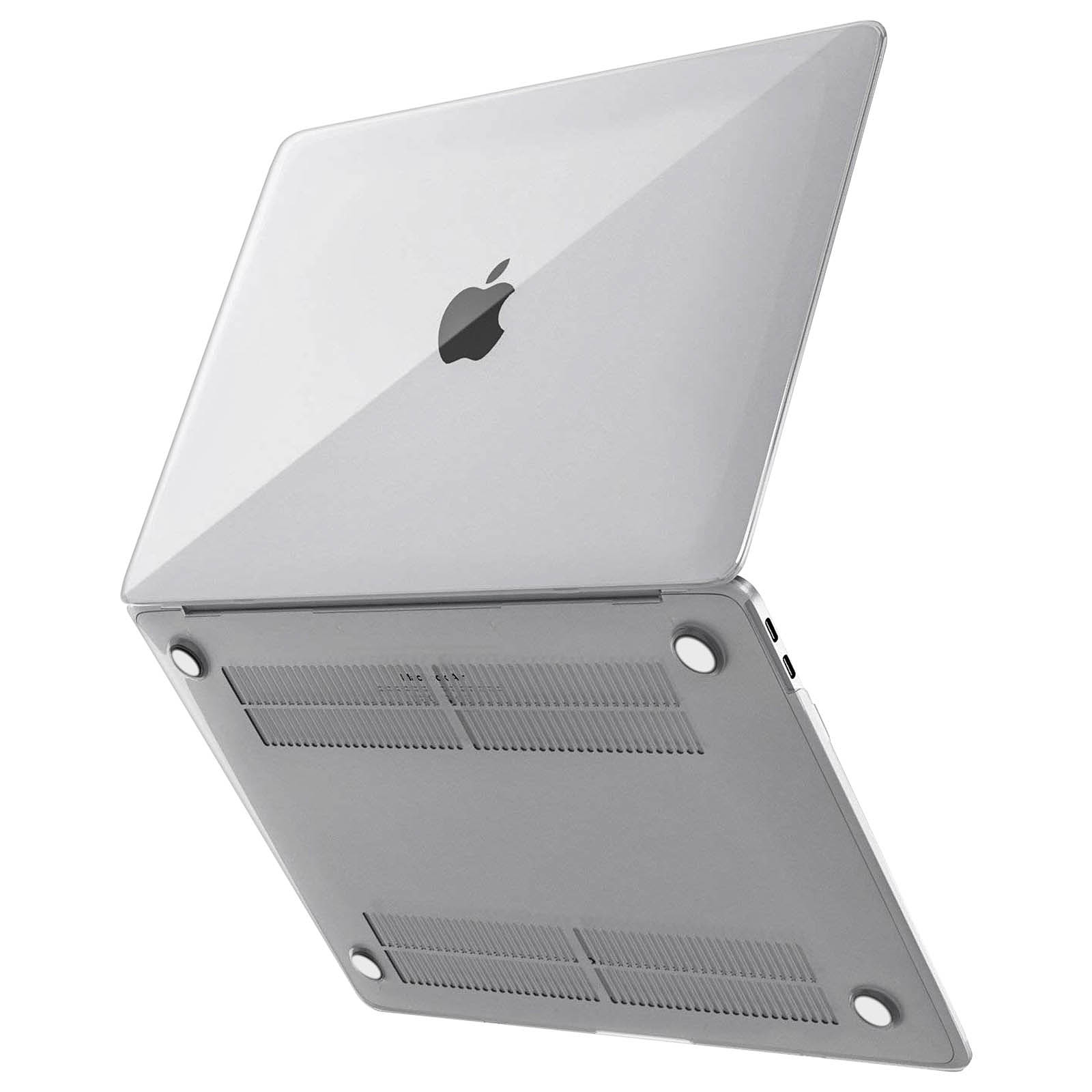 Avizar Coque Polycabonate Rigide Transparent p. MacBook Air 13 2020 / 2019 / 2018 - Sac, sacoche, housse Avizar