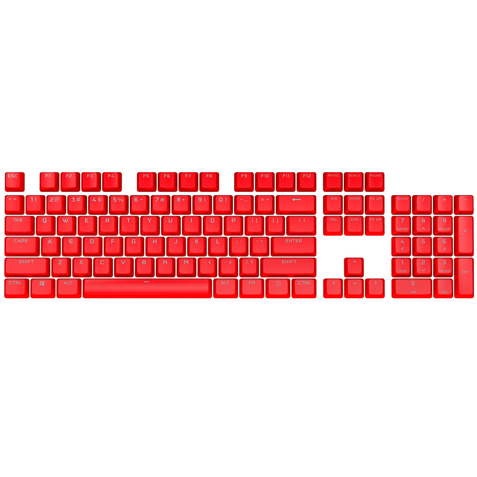 Corsair PBT Double-Shot Pro Keycaps (Rouge) - Clavier PC Corsair