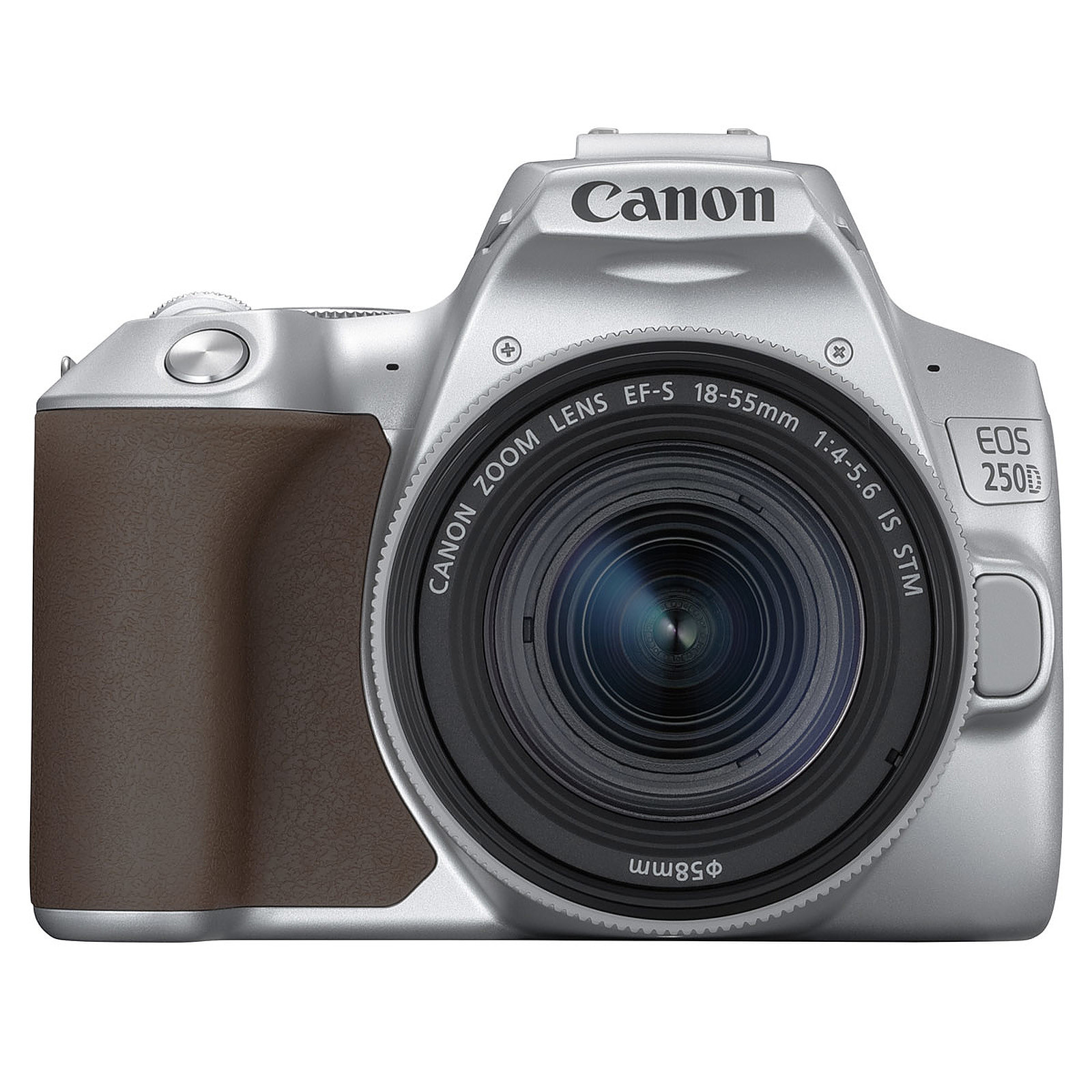 Canon EOS 250D Argent + 18-55 IS STM Argent - Appareil photo Reflex Canon