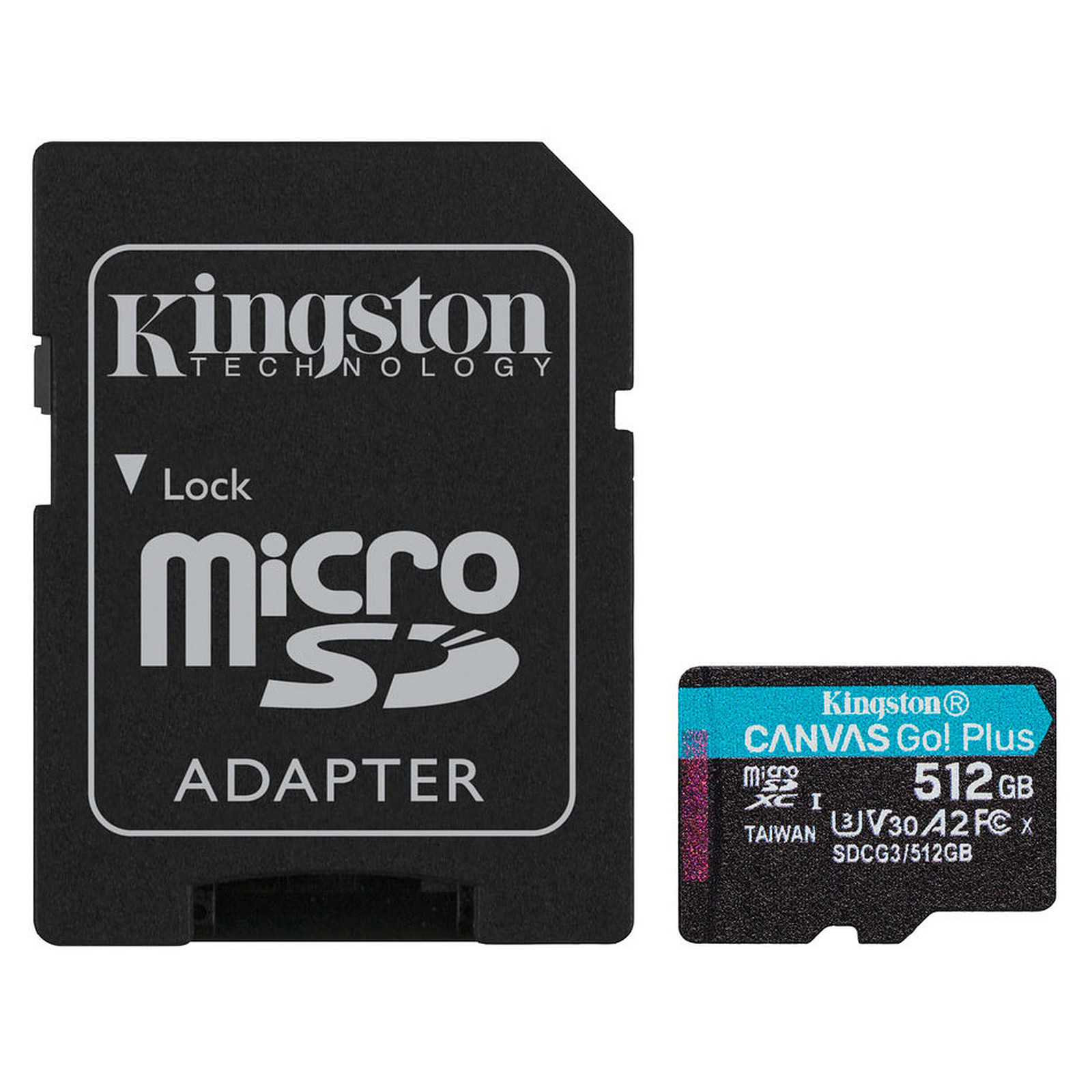 Kingston Canvas Go! Plus SDCG3/512GB - Carte memoire Kingston