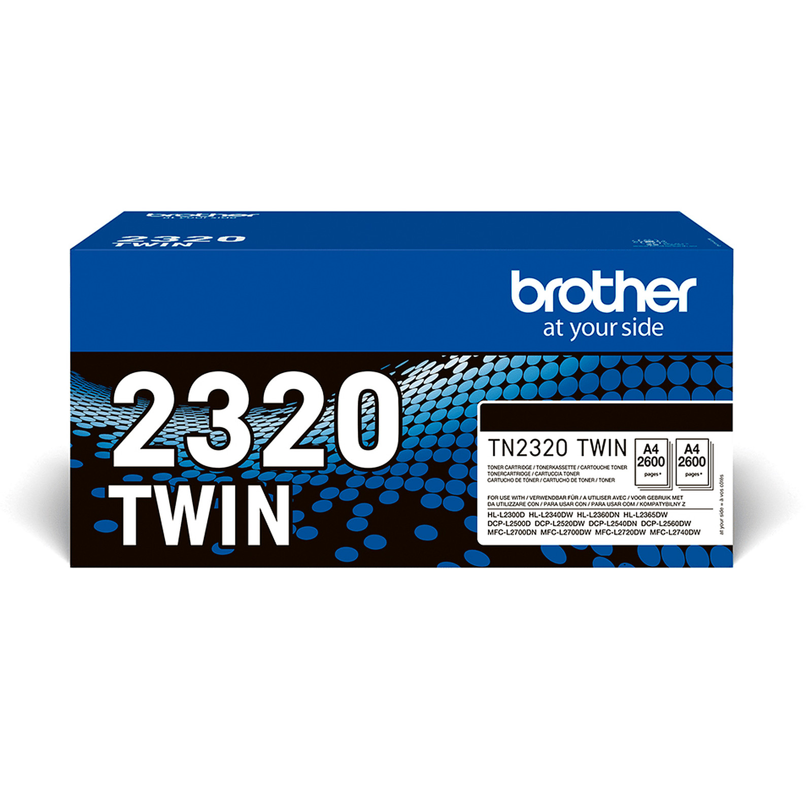 Brother TN-2320 Twin Pack (Noir) - Toner imprimante Brother - Occasion