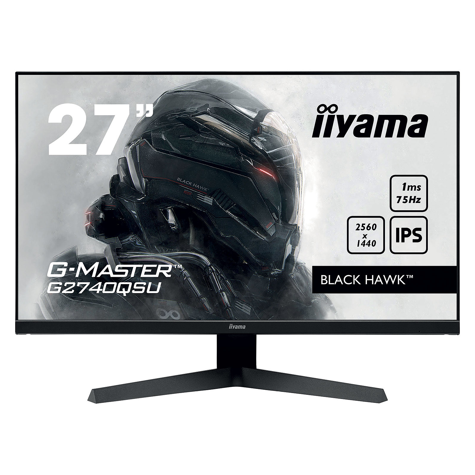 iiyama 27" LED - G-Master G2740QSU-B1 Black Hawk - Ecran PC iiyama