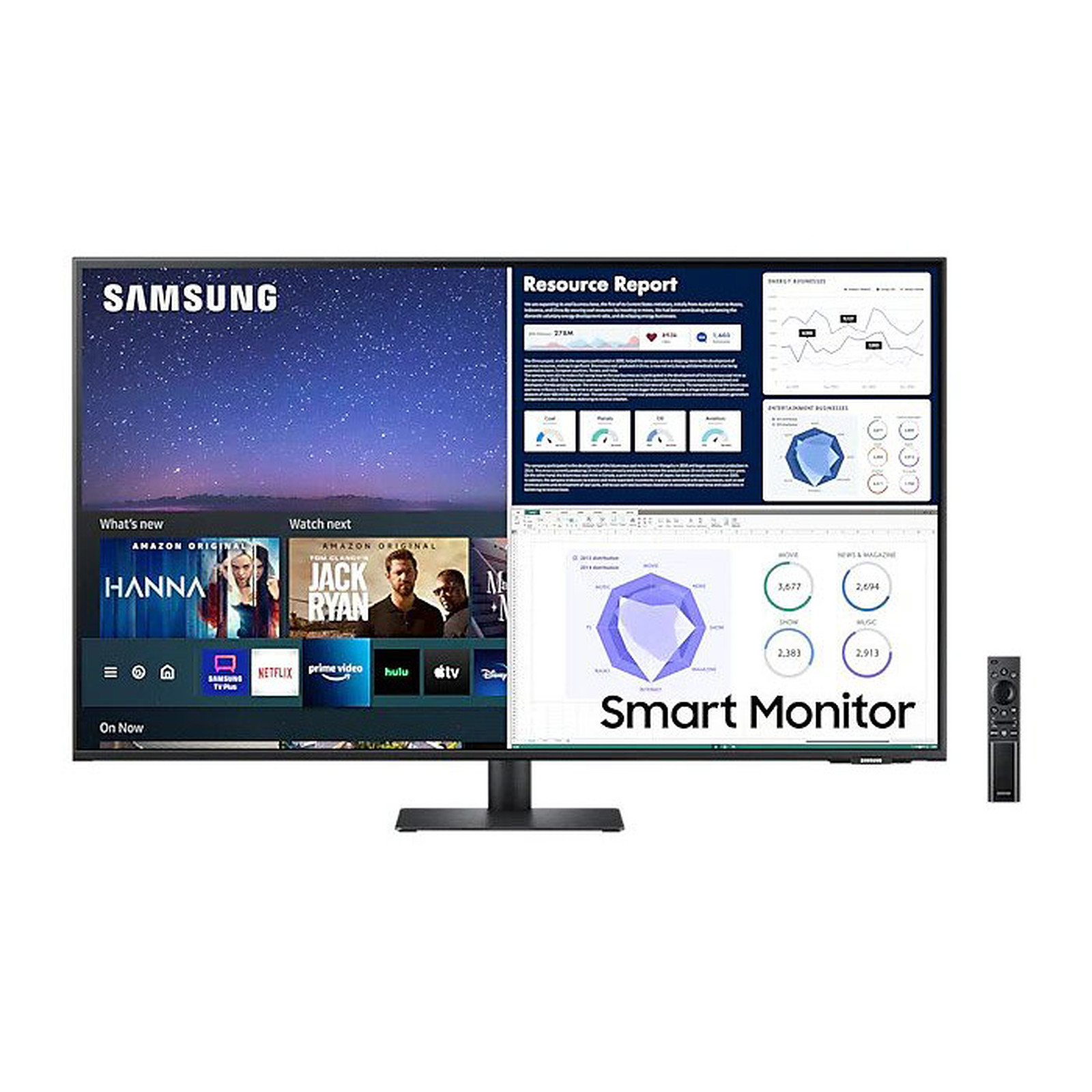 Samsung 43" LED - Smart Monitor M7 S43AM700UU - Ecran PC Samsung
