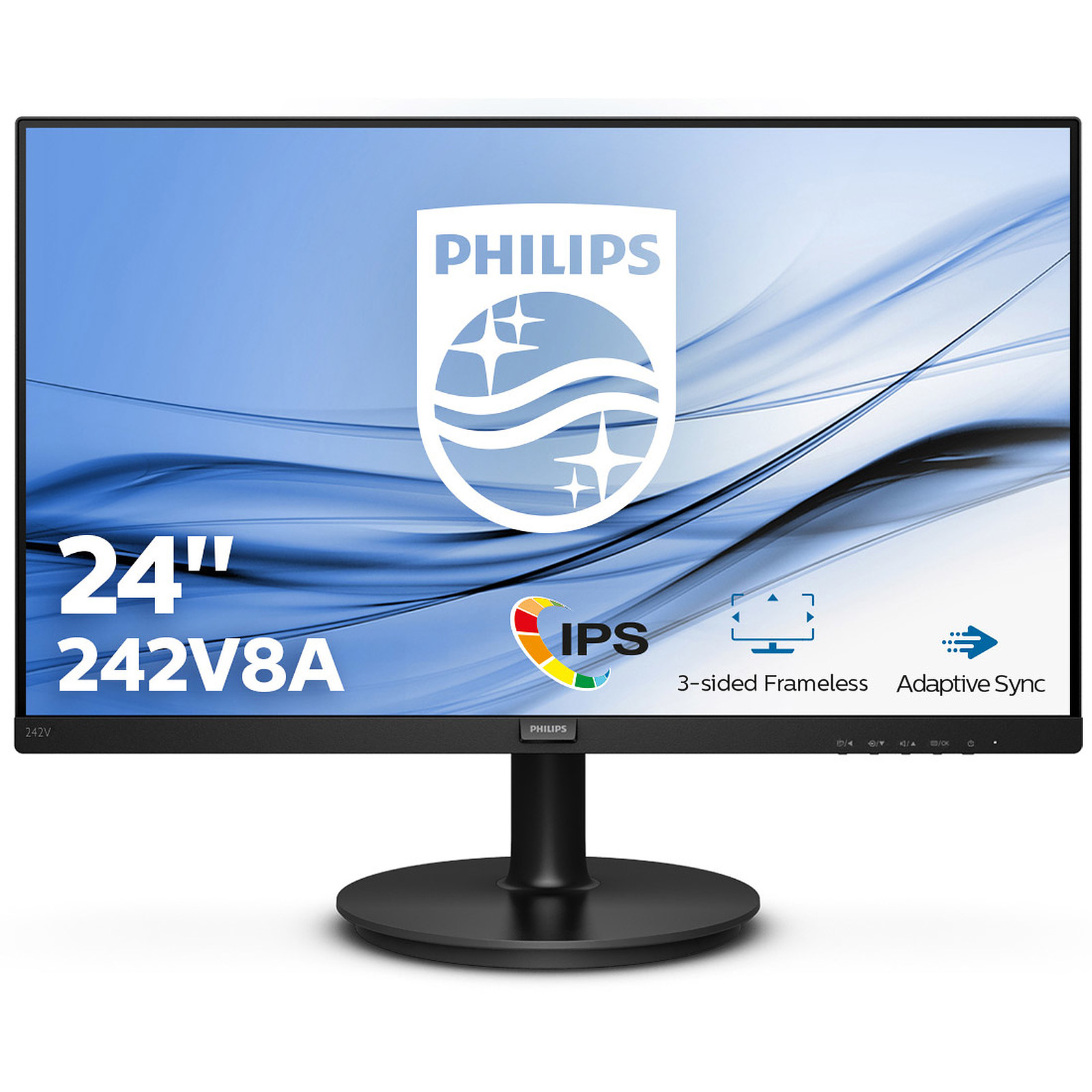 Philips 23.8" LED - 242V8A - Ecran PC Philips
