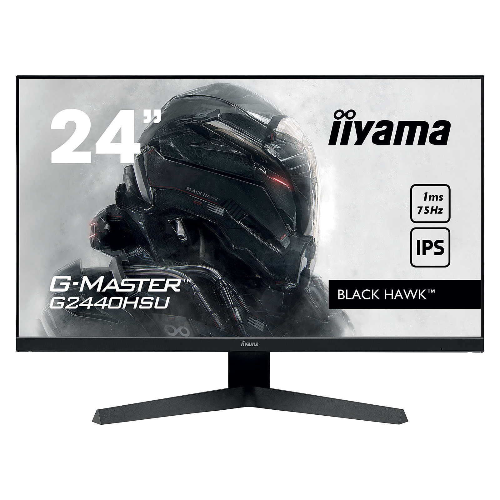 iiyama 23.8" LED - G-Master G2440HSU-B1 Black Hawk - Ecran PC iiyama