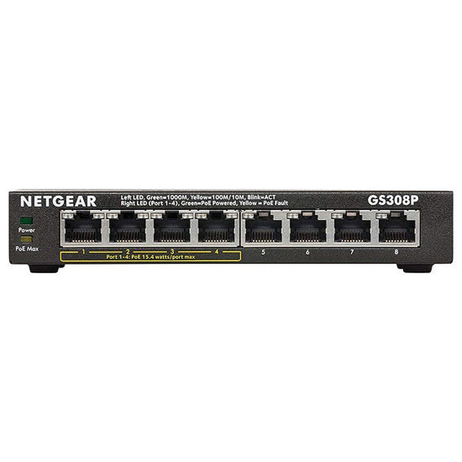 Netgear GS308P-100PES - Switch Netgear