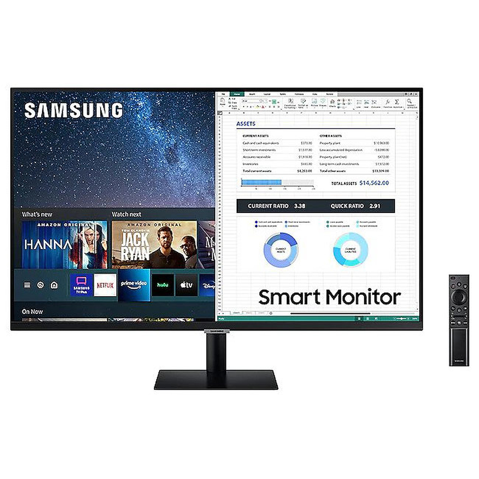Samsung 31.5" LED - Smart Monitor M7 S32AM700UR - Ecran PC Samsung