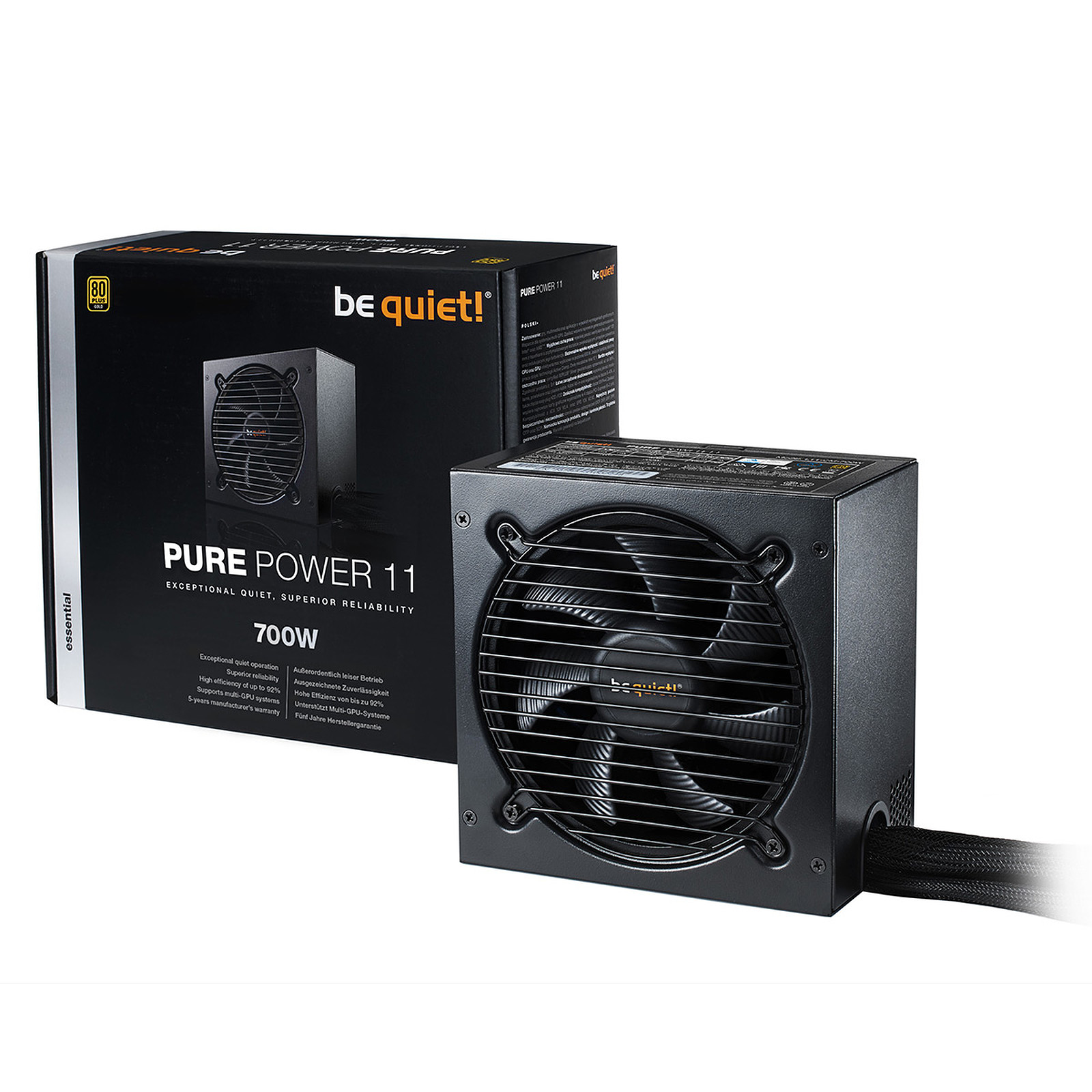 be quiet! Pure Power 11 700W 80PLUS Gold · Occasion - Alimentation PC Be Quiet ! - Occasion