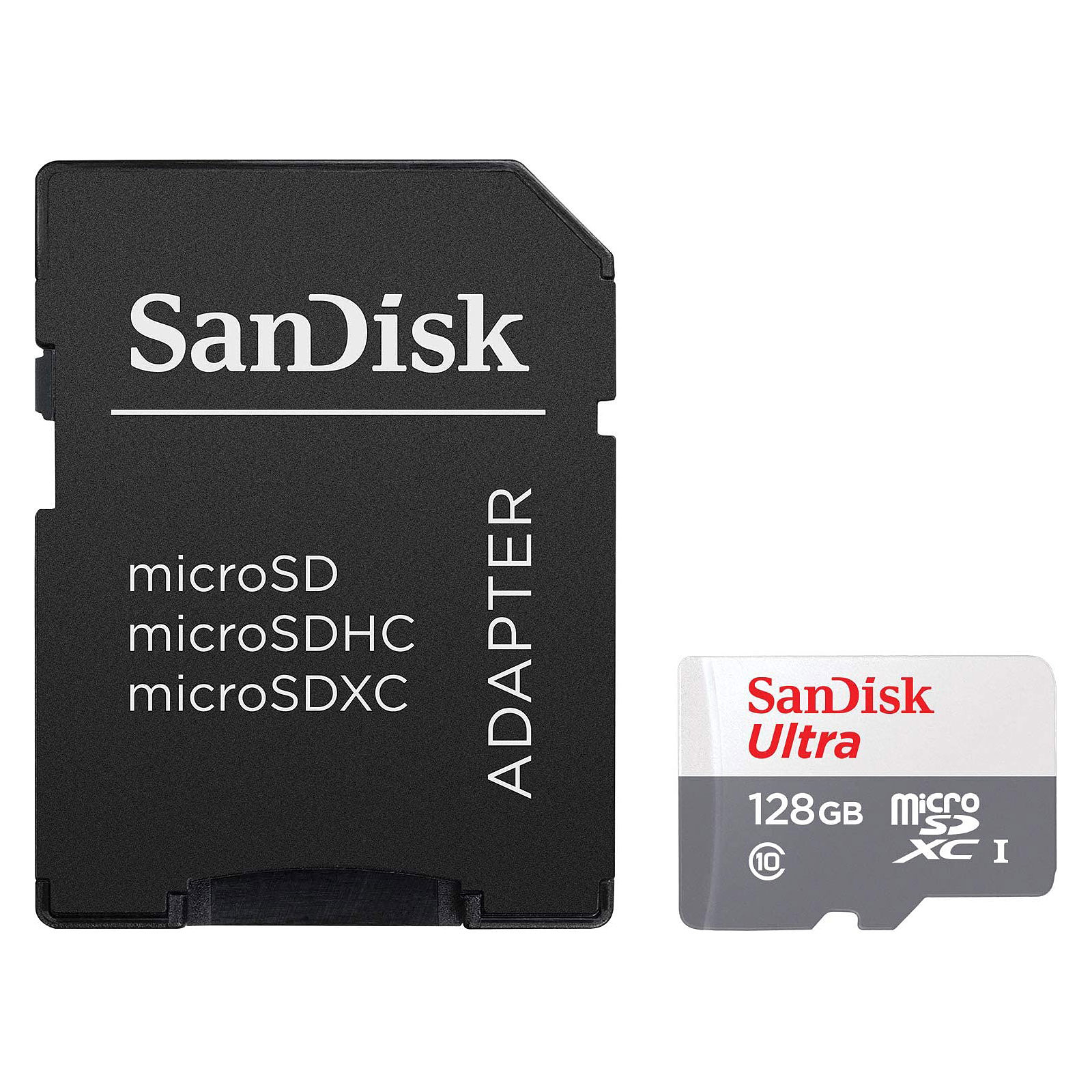 SanDisk Ultra microSDXC 128 Go + adaptateur SD - Carte memoire Sandisk