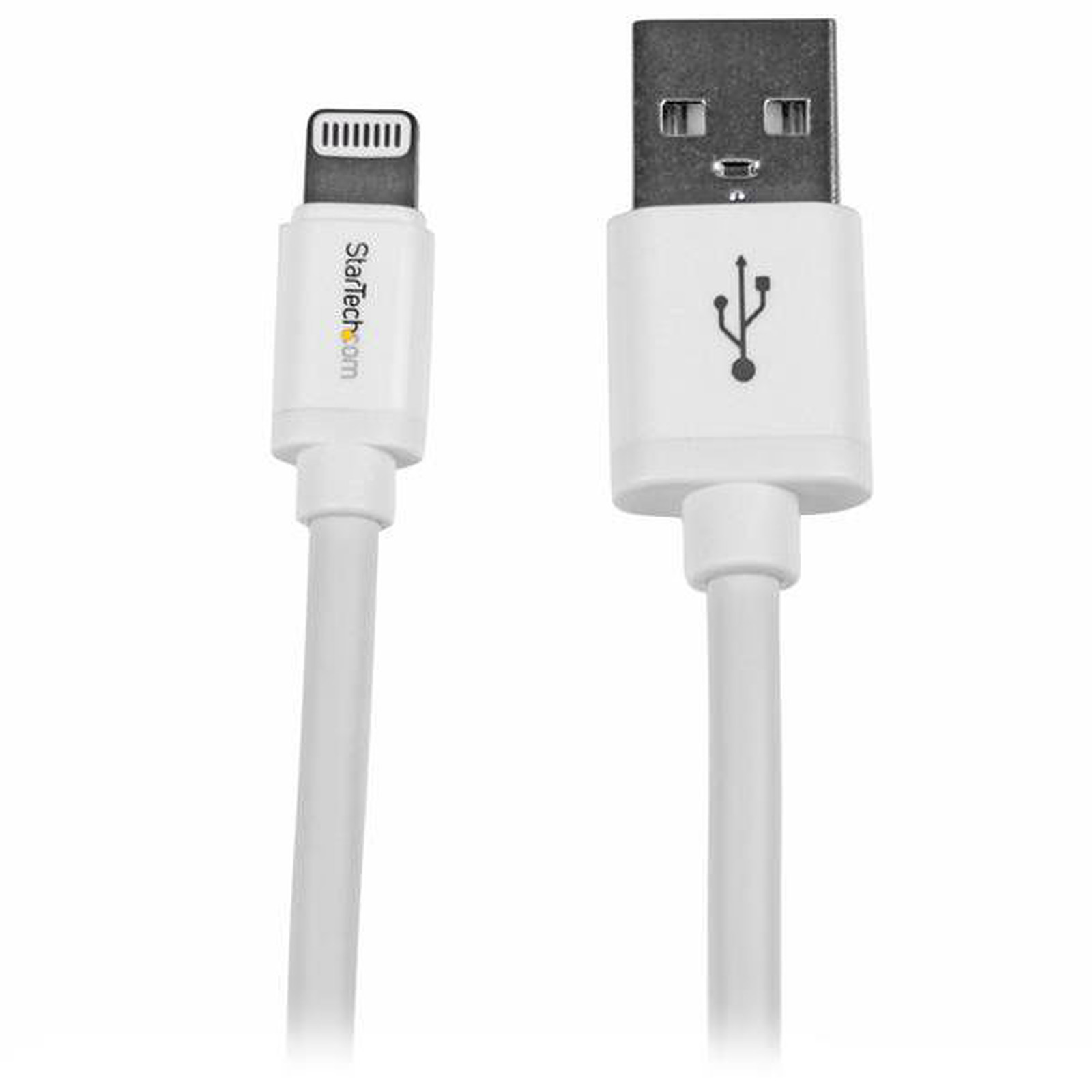 StarTech.com Cable Apple Lightning slim vers USB blanc - Accessoires Apple StarTech.com