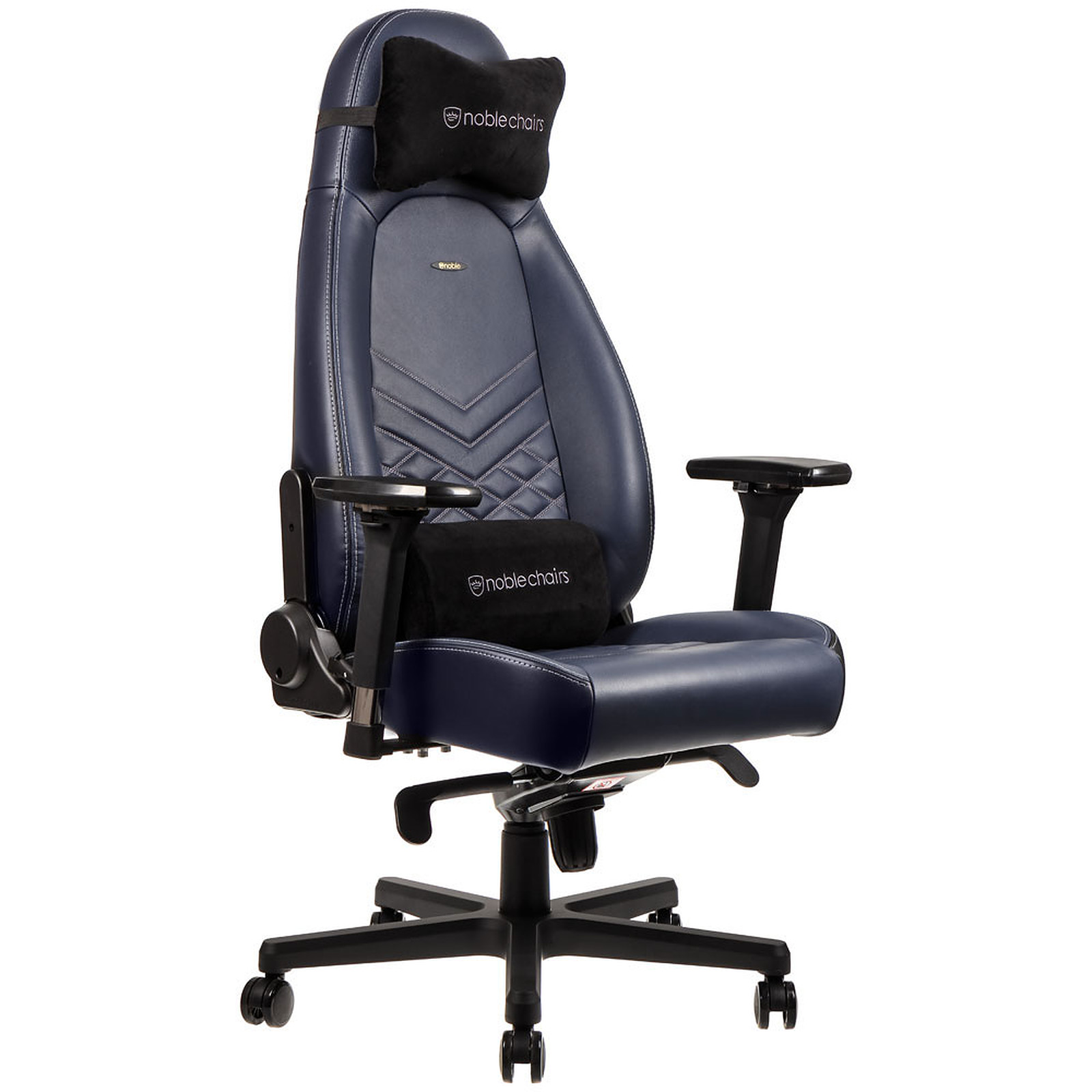 Noblechairs Icon Cuir (bleu nuit) - Fauteuil gamer Noblechairs