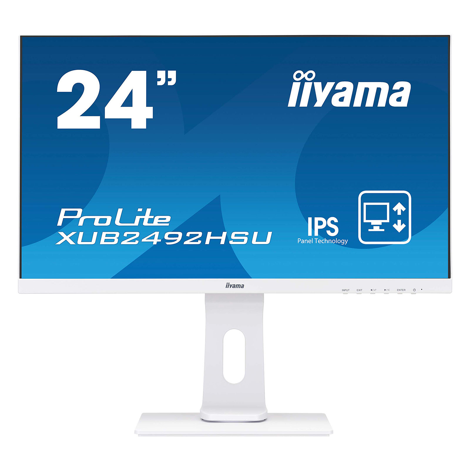 iiyama 24" LED - ProLite XUB2492HSU-W1 - Ecran PC iiyama