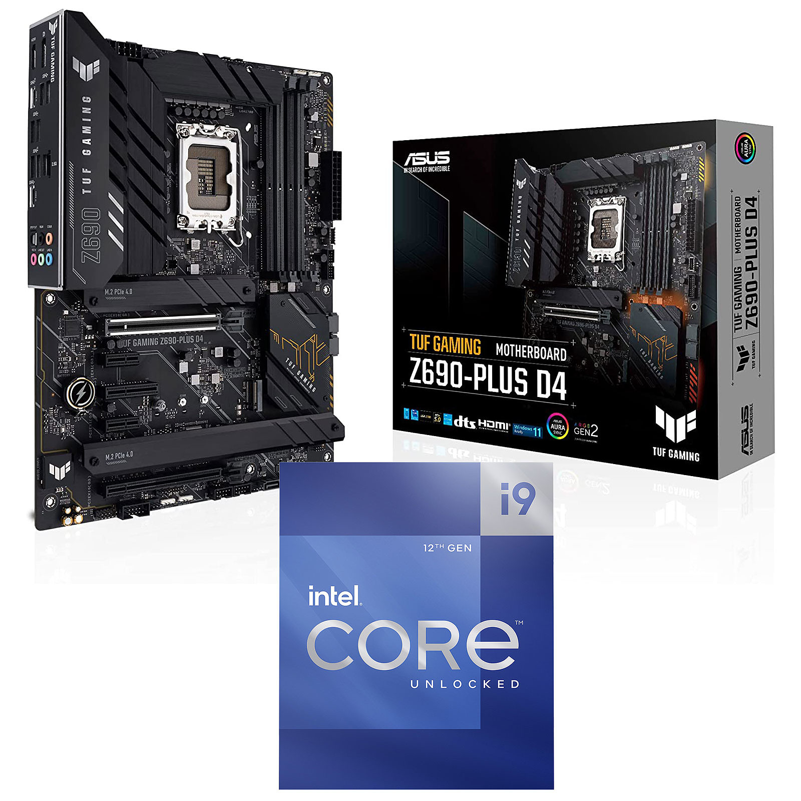 Kit Upgrade PC Core i9-12900K ASUS TUF GAMING Z690-PLUS D4 - Kit upgrade PC ASUS