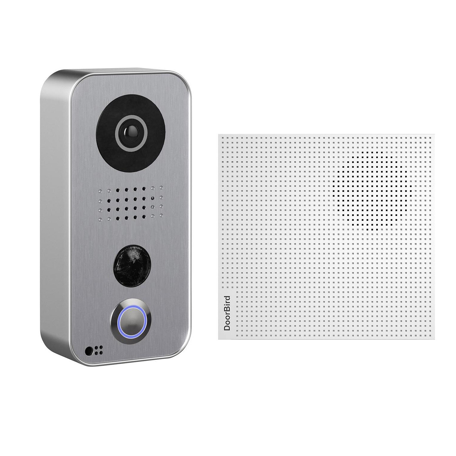 Doorbird - Kit portier video D101S + Carillon A1061W - Interphone connecte DoorBird