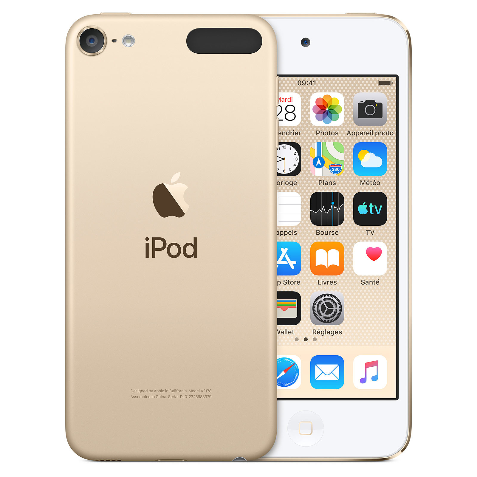 Apple iPod touch (2019) 32 Go Or - Lecteur MP3 & iPod Apple