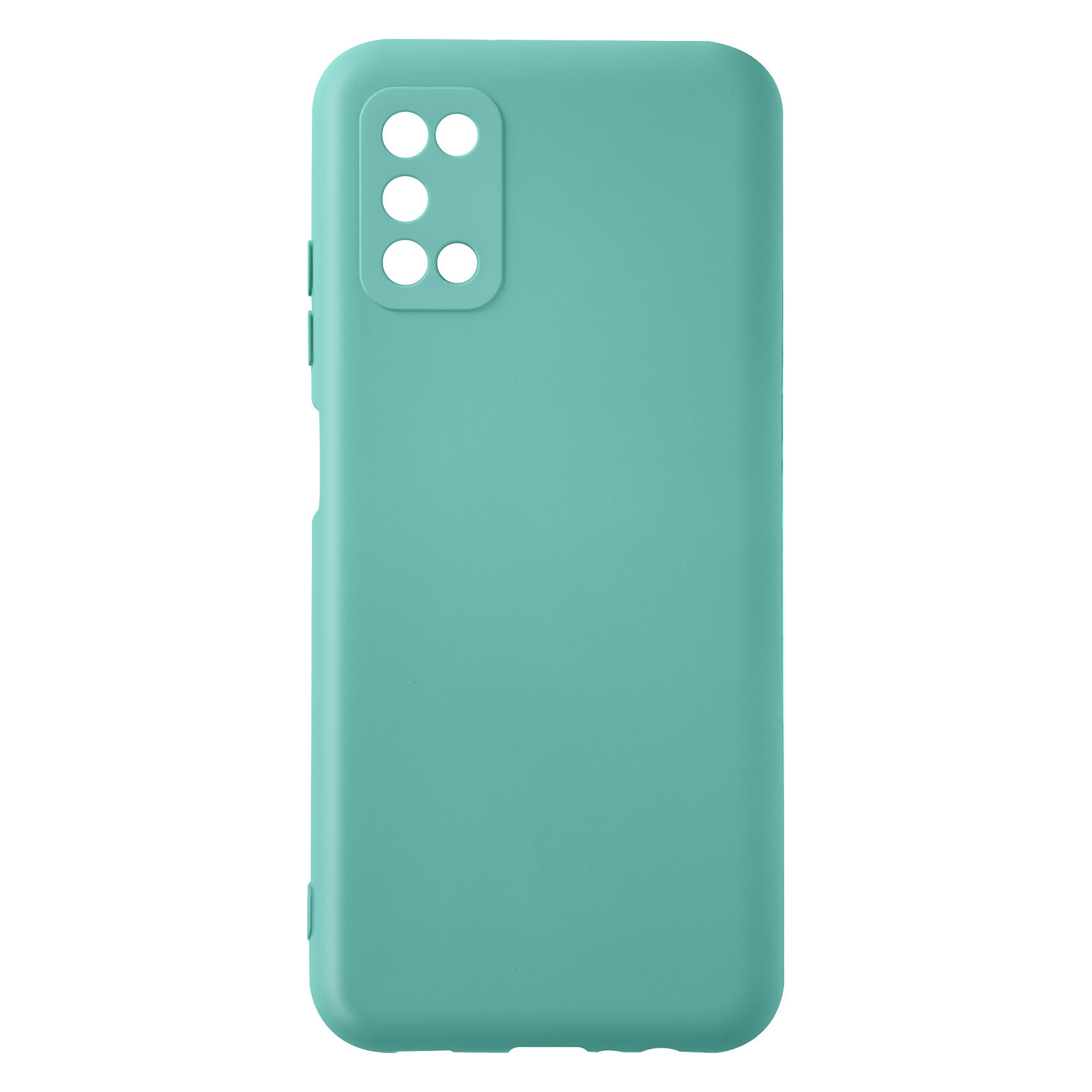 Avizar Coque pour Samsung Galaxy A03s Silicone Semi-rigide Finition Soft-touch Fine Turquoise - Coque telephone Avizar