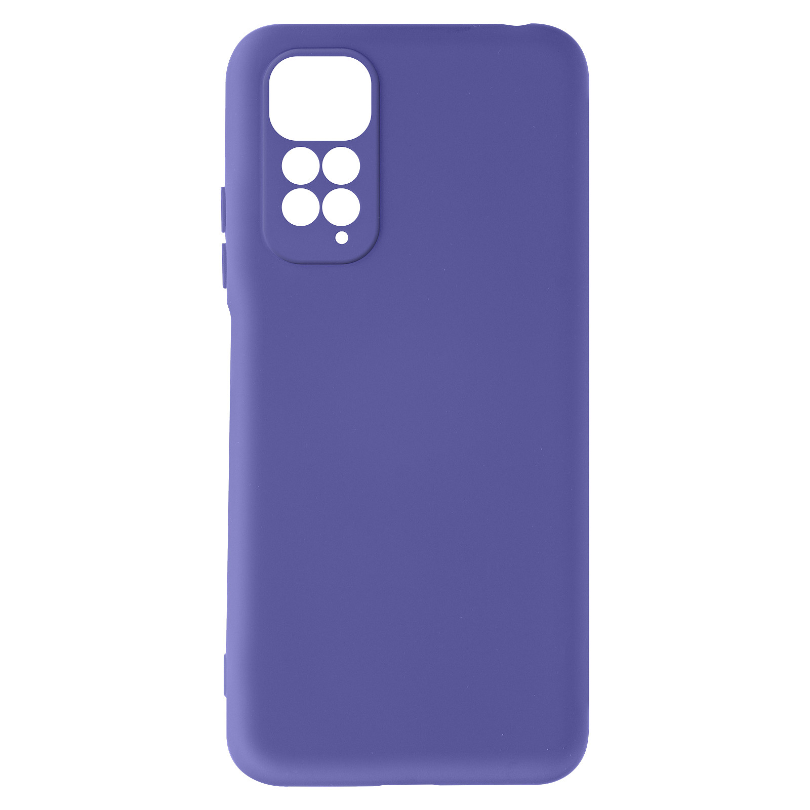 Avizar Coque pour Xiaomi Redmi Note 11 et 11s Silicone Semi-rigide Finition Soft-touch Fine violet - Coque telephone Avizar