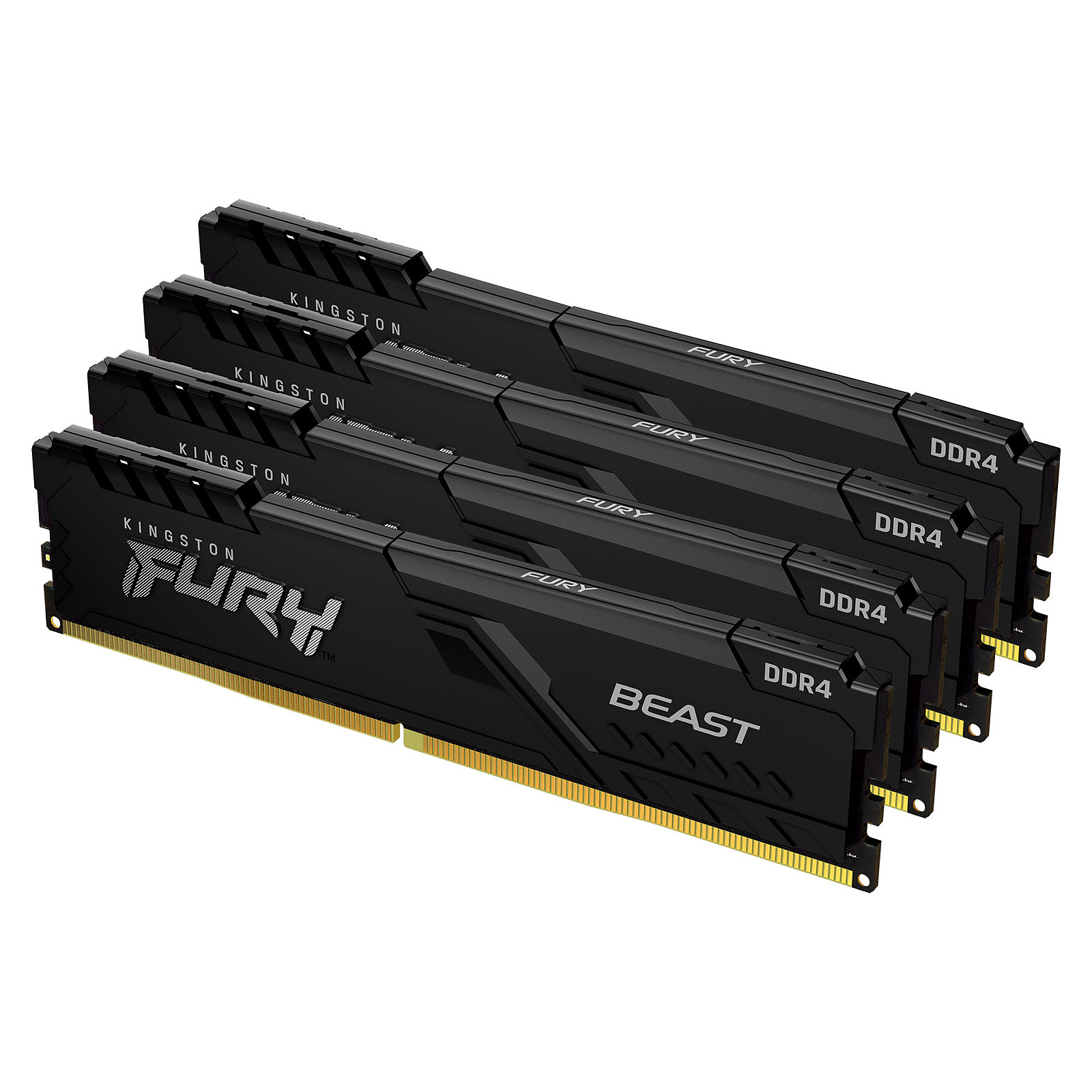 Kingston FURY Beast 16 Go (4 x 4 Go) DDR4 3200 MHz CL16 · Occasion - Memoire PC Kingston - Occasion