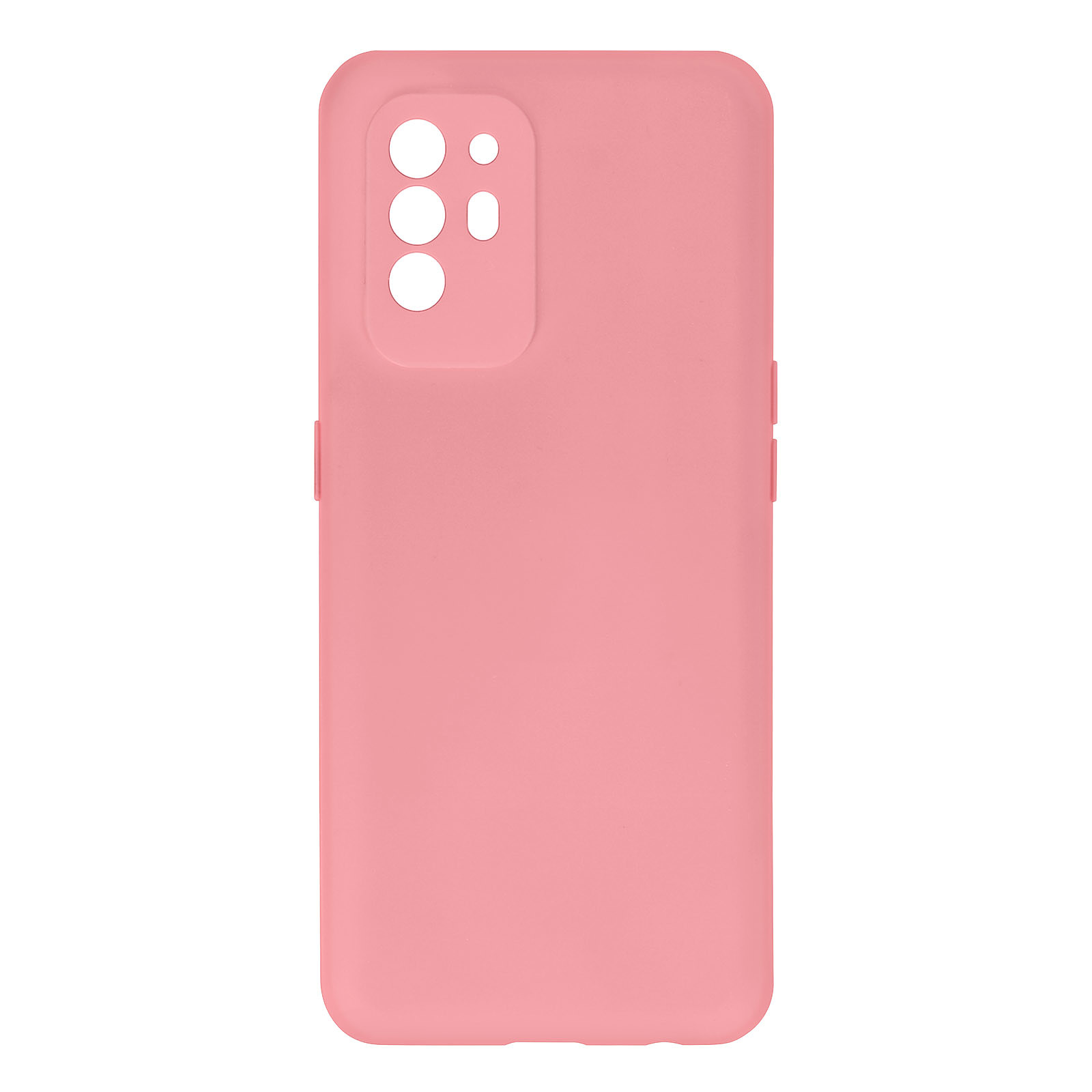 Avizar Coque pour Oppo A94 5G Silicone Semi-rigide Finition Soft Touch Fine Rose - Coque telephone Avizar