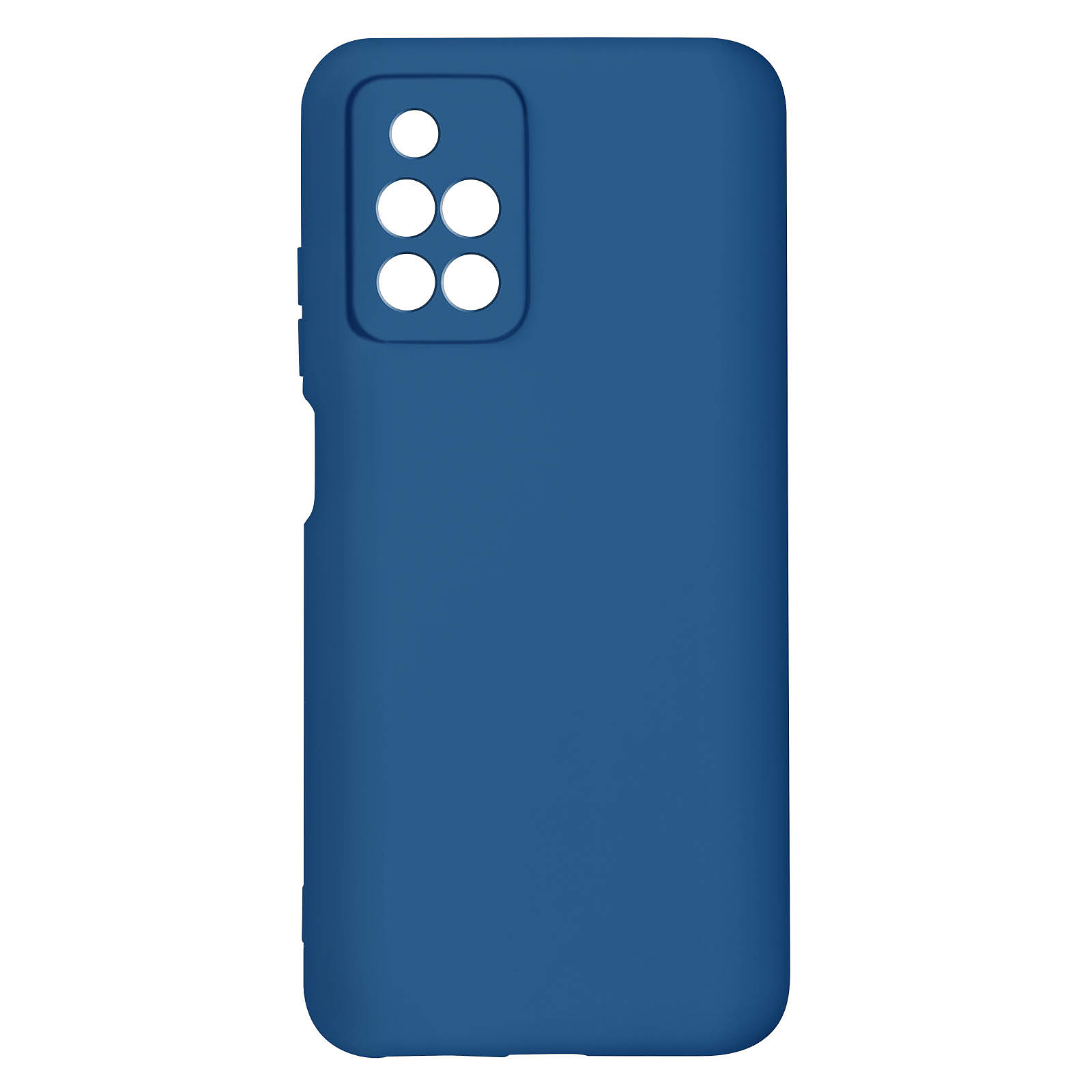 Avizar Coque pour Xiaomi Redmi 10 Silicone Semi-rigide Finition Soft-touch Fine Bleu - Coque telephone Avizar