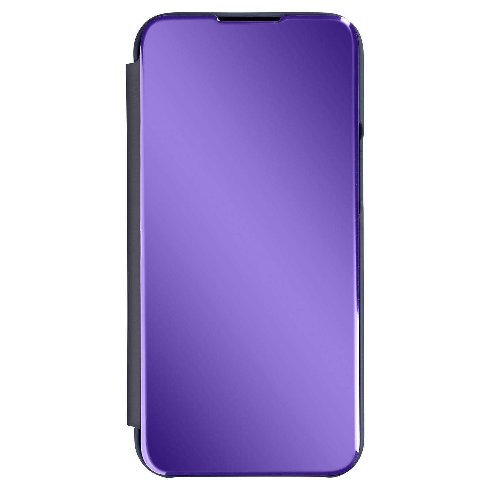 Avizar atui Clear View pour iPhone 13 avec Clapet Miroir Support Video violet - Coque telephone Avizar