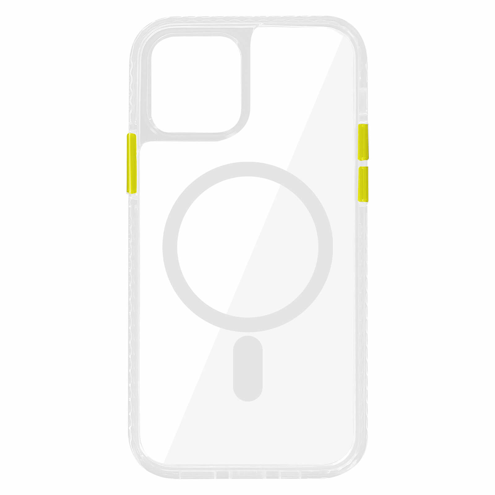Avizar Coque pour iPhone 12 / 12 Pro Magsafe Antichoc Cercle magnetique Transparent - Coque telephone Avizar