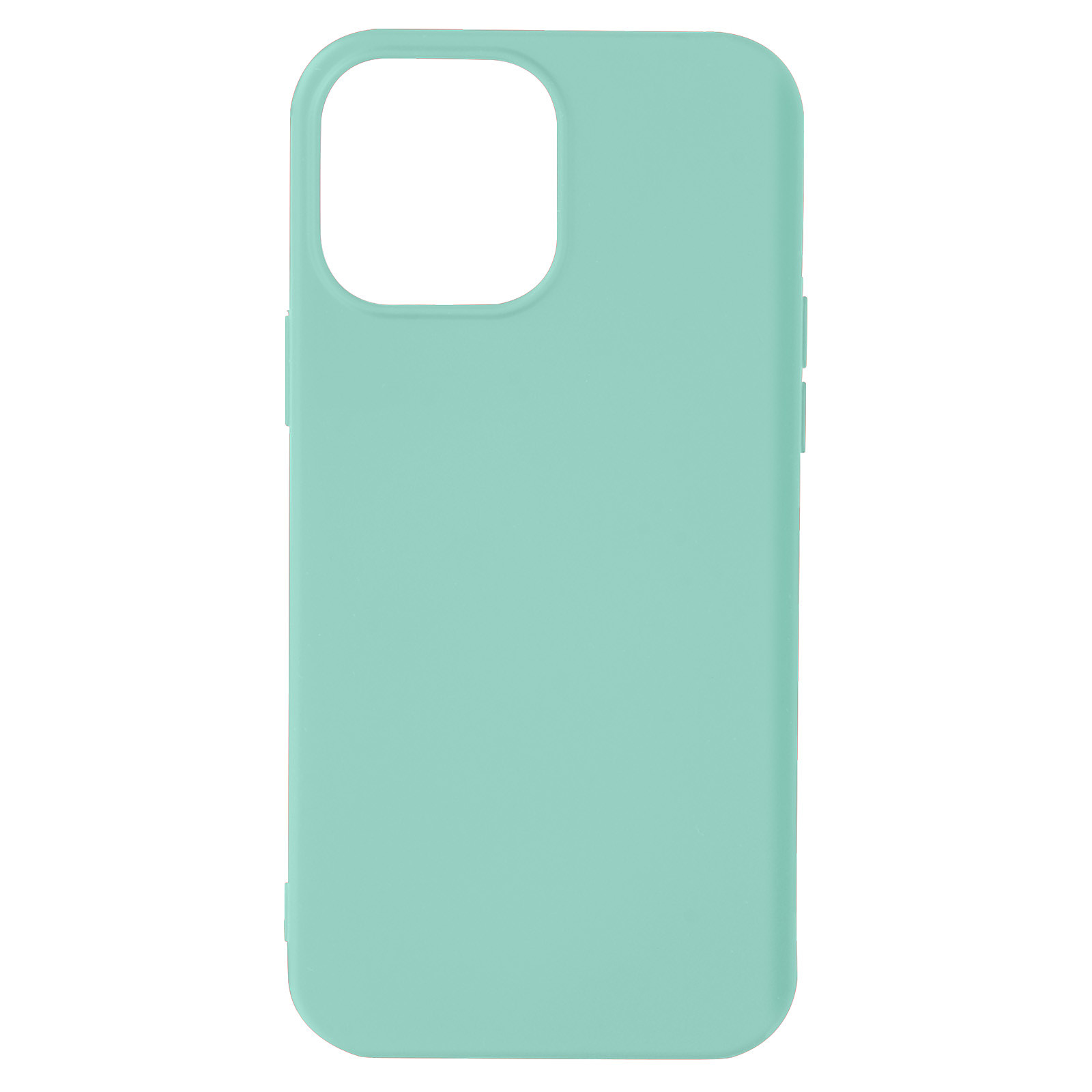 Avizar Coque pour iPhone 13 Pro Max Silicone Semi-rigide Finition Soft-touch Fine turquoise - Coque telephone Avizar