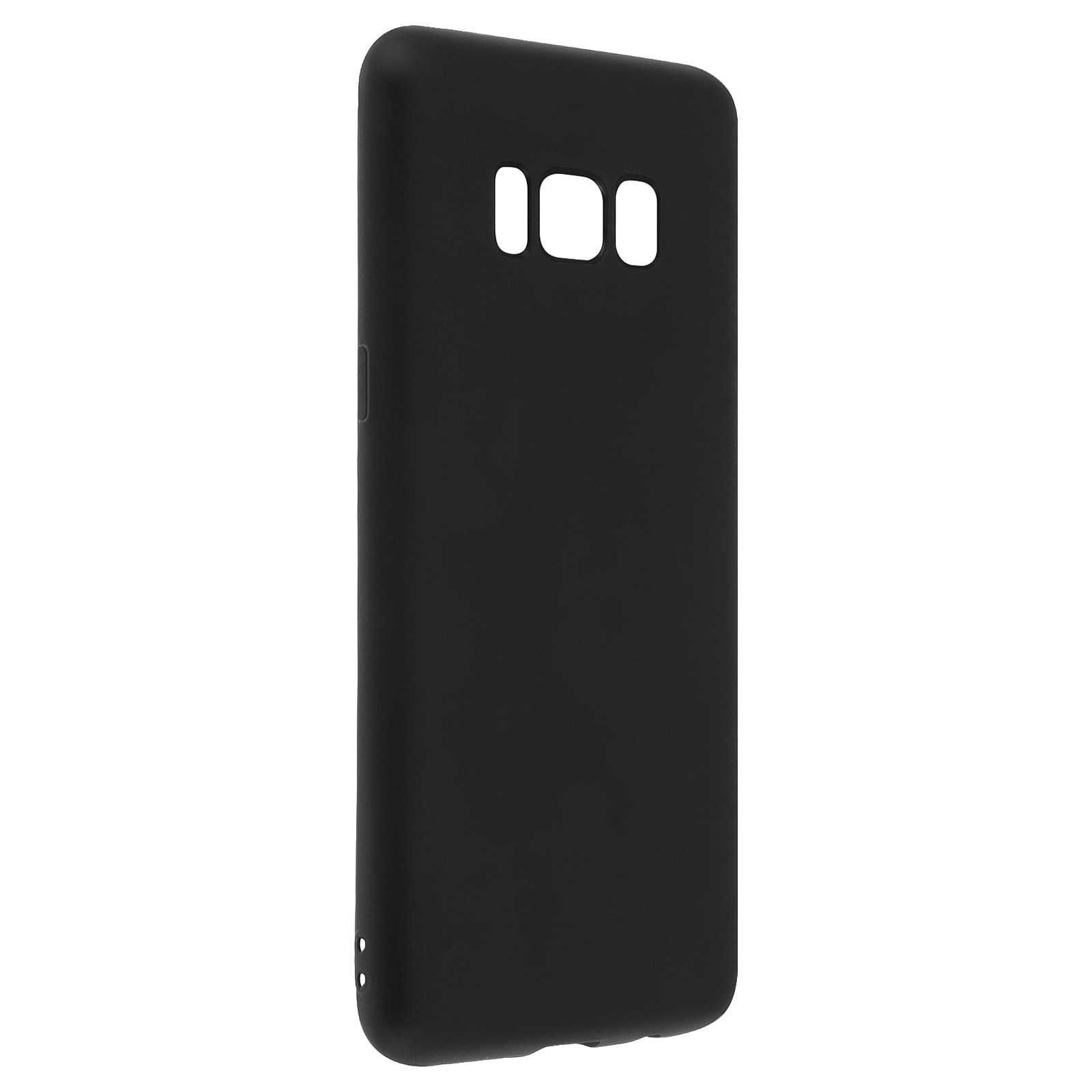 Avizar Coque Silicone Incassable Noir mate Samsung Galaxy S8 - Protection souple - Coque telephone Avizar