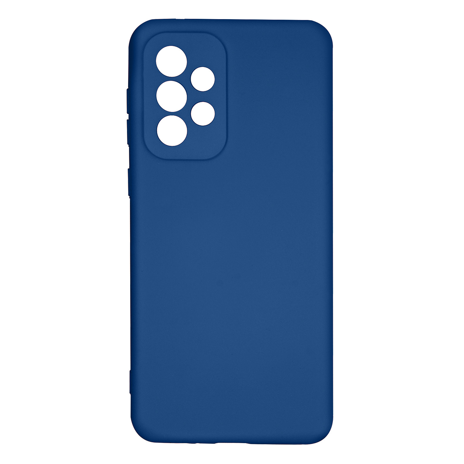 Avizar Coque pour Samsung Galaxy A33 5G Silicone Semi-rigide Finition Soft-touch Fine Bleu - Coque telephone Avizar