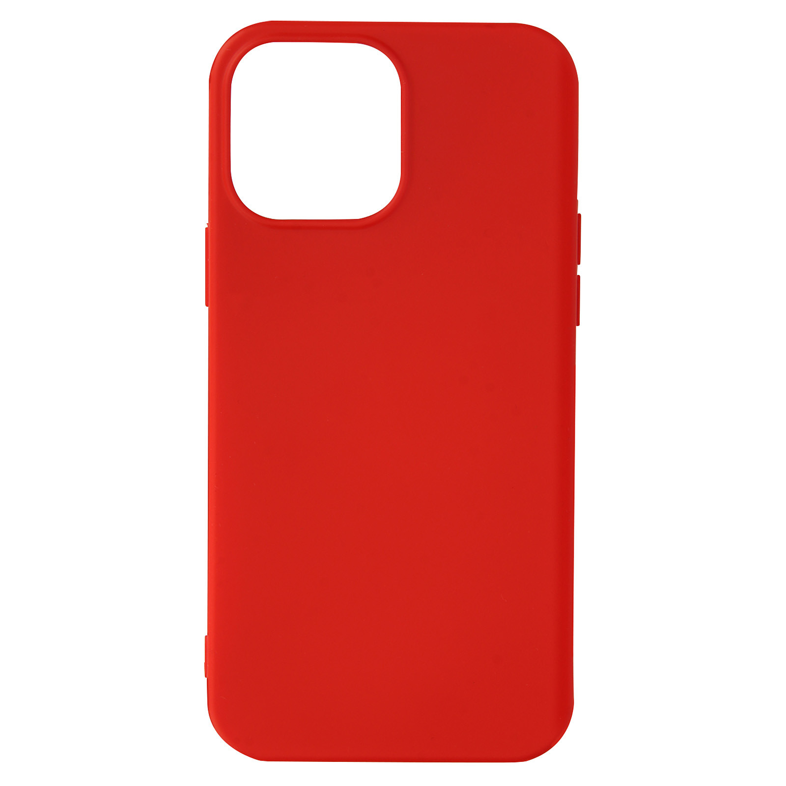 Avizar Coque pour iPhone 13 Pro Max Silicone Semi-rigide Finition Soft-touch Fine Rouge - Coque telephone Avizar