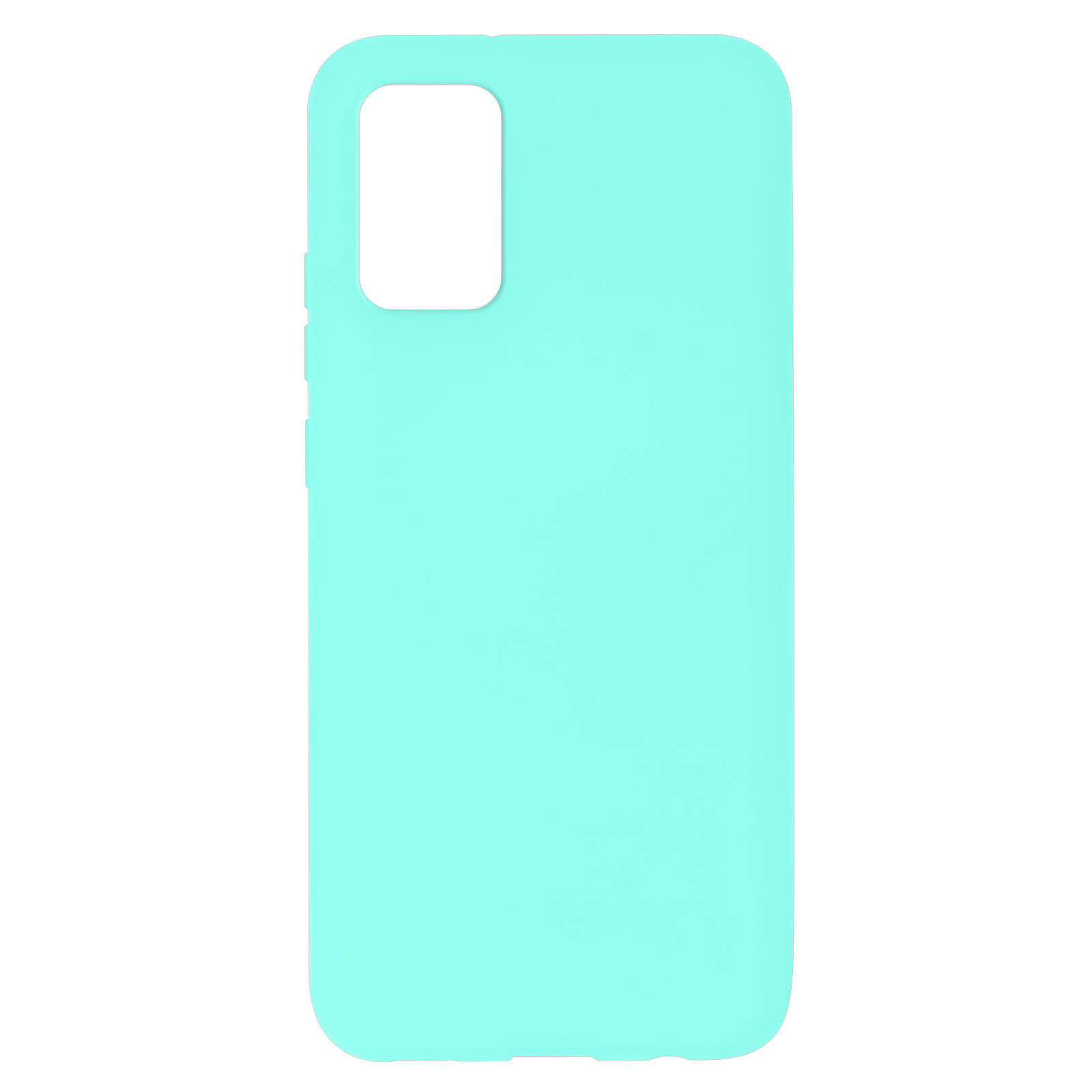 Avizar Coque pour Samsung Galaxy A02s Silicone Gel Souple Finition Soft Touch turquoise - Coque telephone Avizar