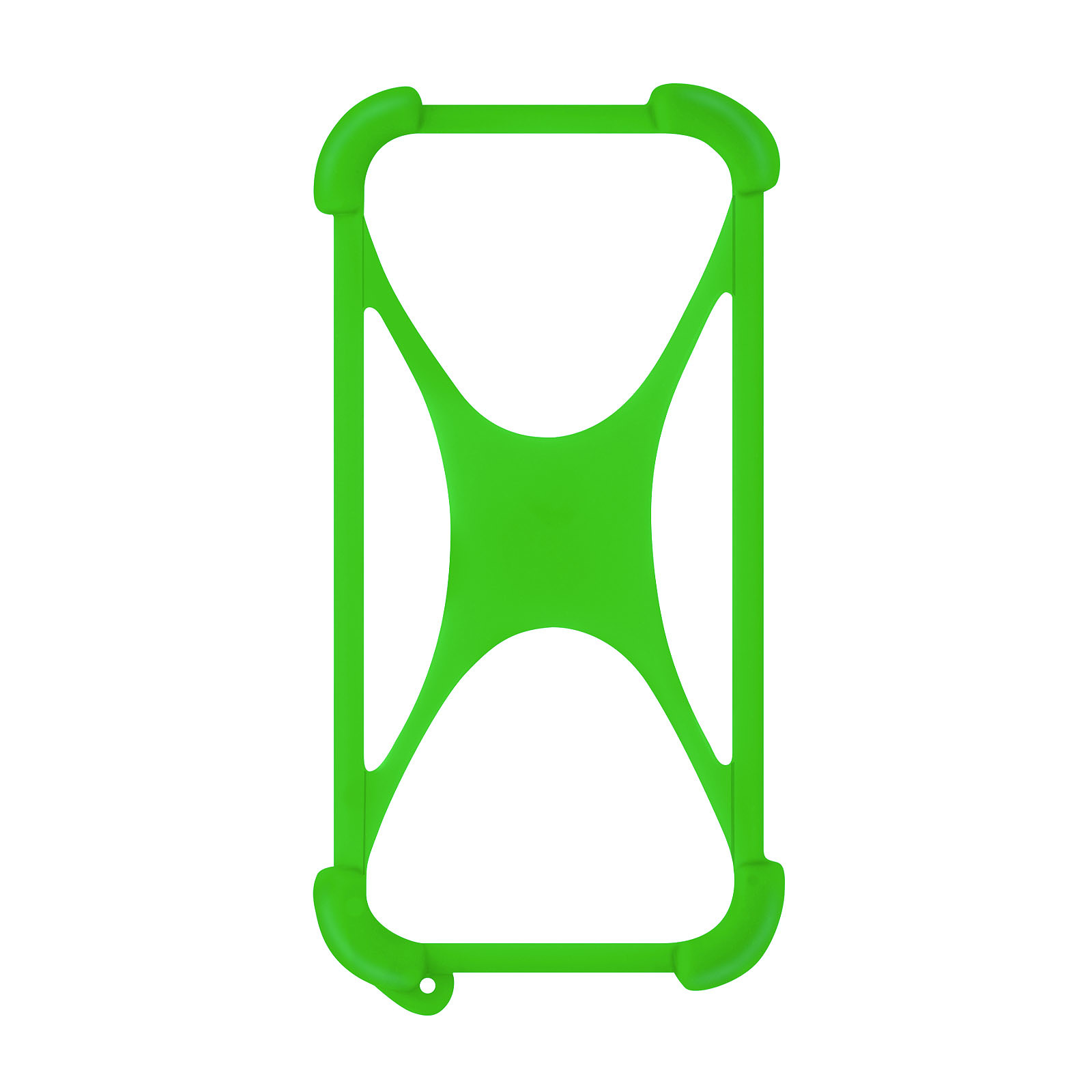 Avizar Coque Smartphone jusqu'a  6.7 pouces Universelle Silicone Gel Extensible vert - Coque telephone Avizar
