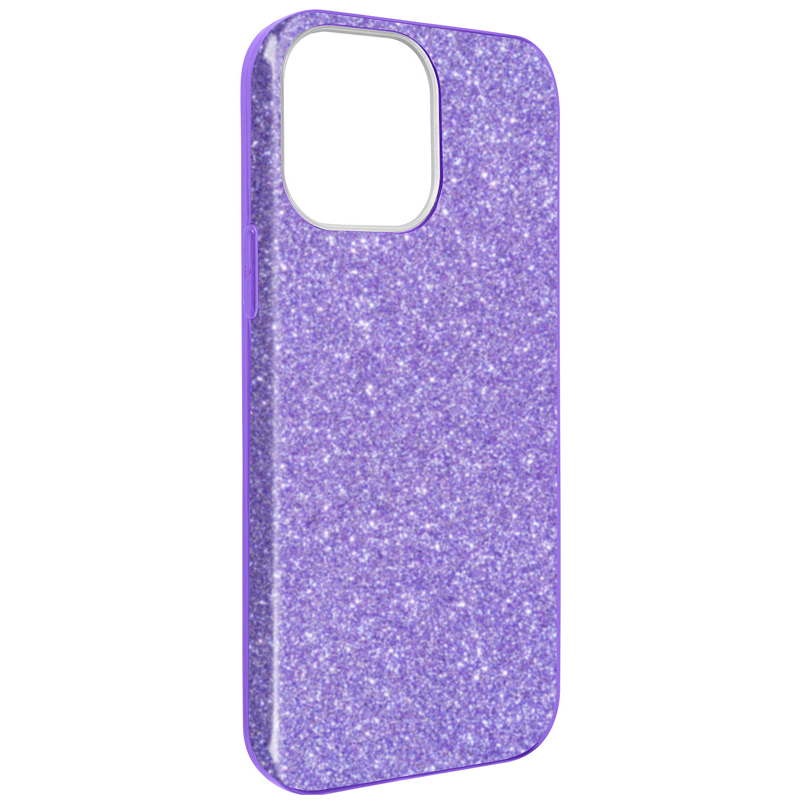 Avizar Coque pour iPhone 13 Pro Design Paillette Amovible Silicone violet - Coque telephone Avizar