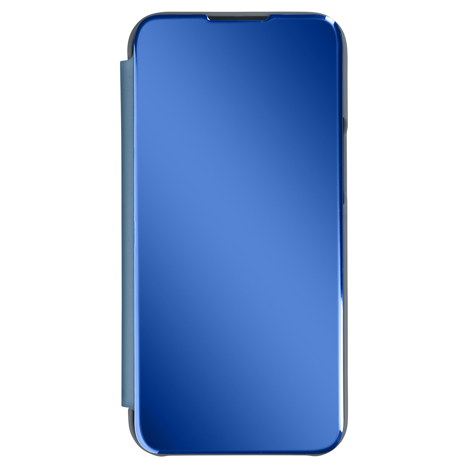 Avizar atui Clear View pour iPhone 13 Pro Max avec Clapet Miroir Support Video Bleu - Coque telephone Avizar
