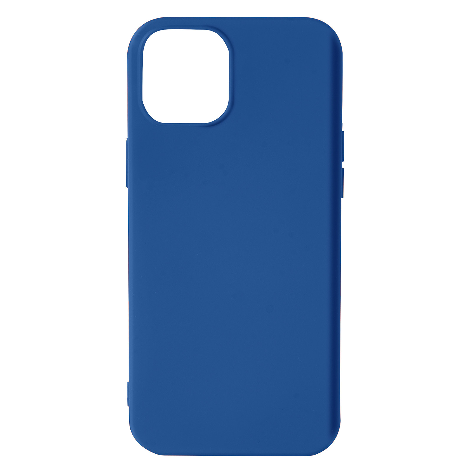 Avizar Coque pour iPhone 13 Silicone Semi-rigide Finition Soft-touch Fine Bleu - Coque telephone Avizar