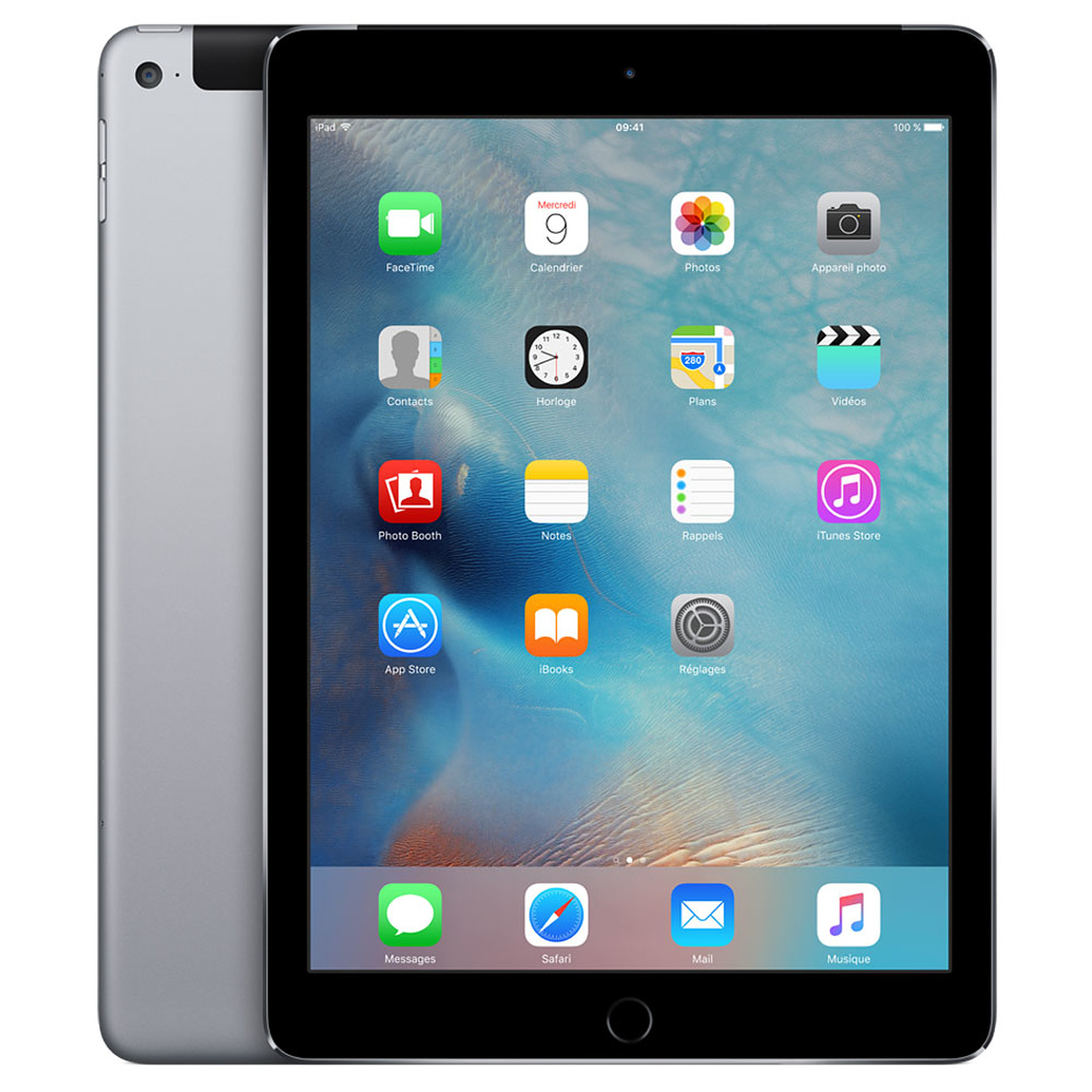 Apple iPad Air 2 32 Go Wi-Fi + Cellular Gris sideral · Reconditionne - Tablette tactile Apple