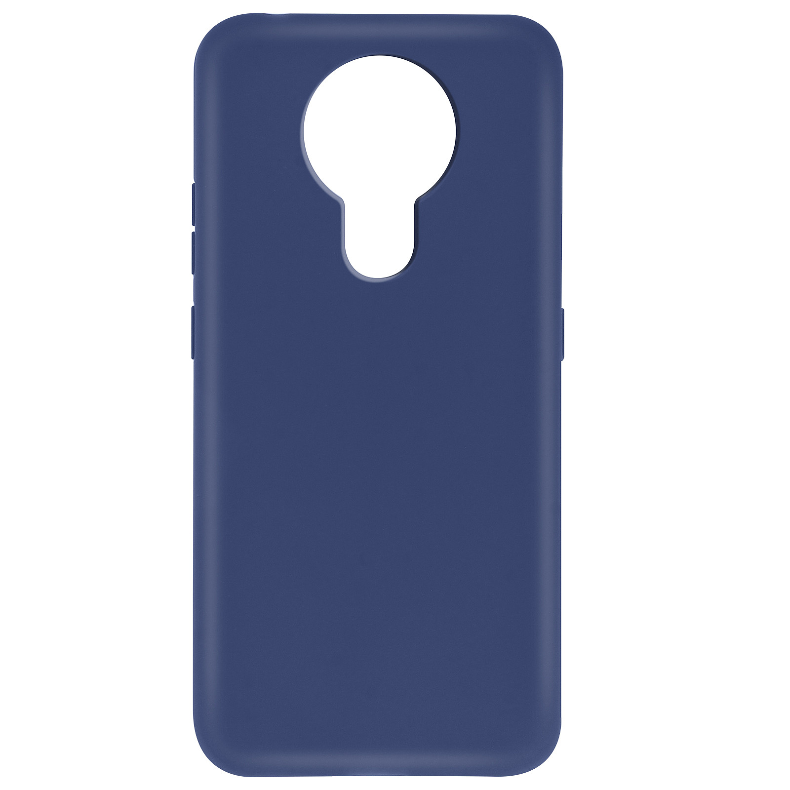 Avizar Coque pour Nokia 3.4 Flexible Antichoc Finition Mat Anti-traces Bleu - Coque telephone Avizar