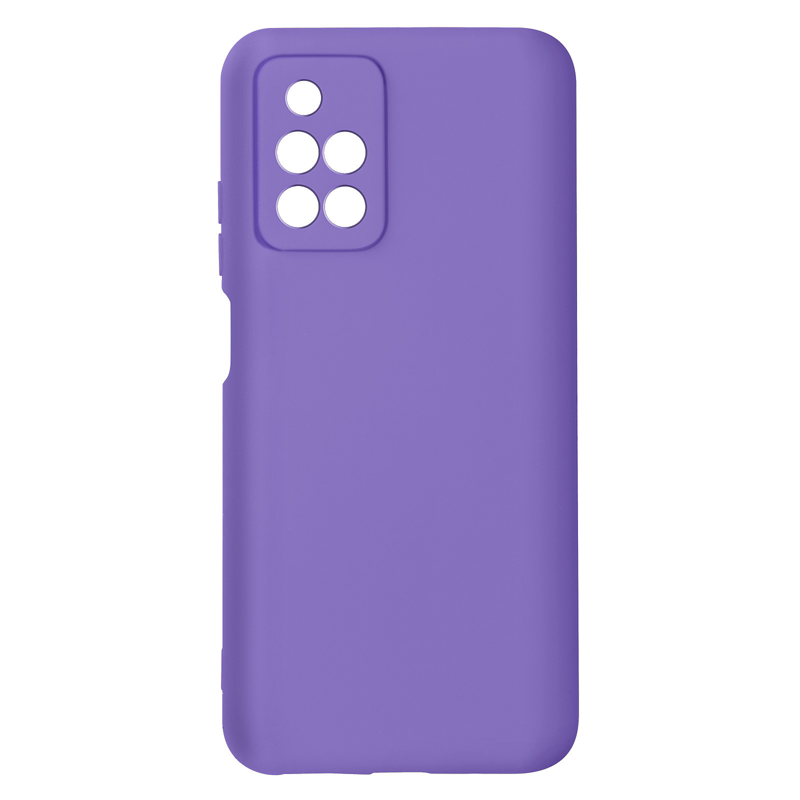 Avizar Coque pour Xiaomi Redmi 10 Silicone Semi-rigide Finition Soft-touch Fine violet - Coque telephone Avizar