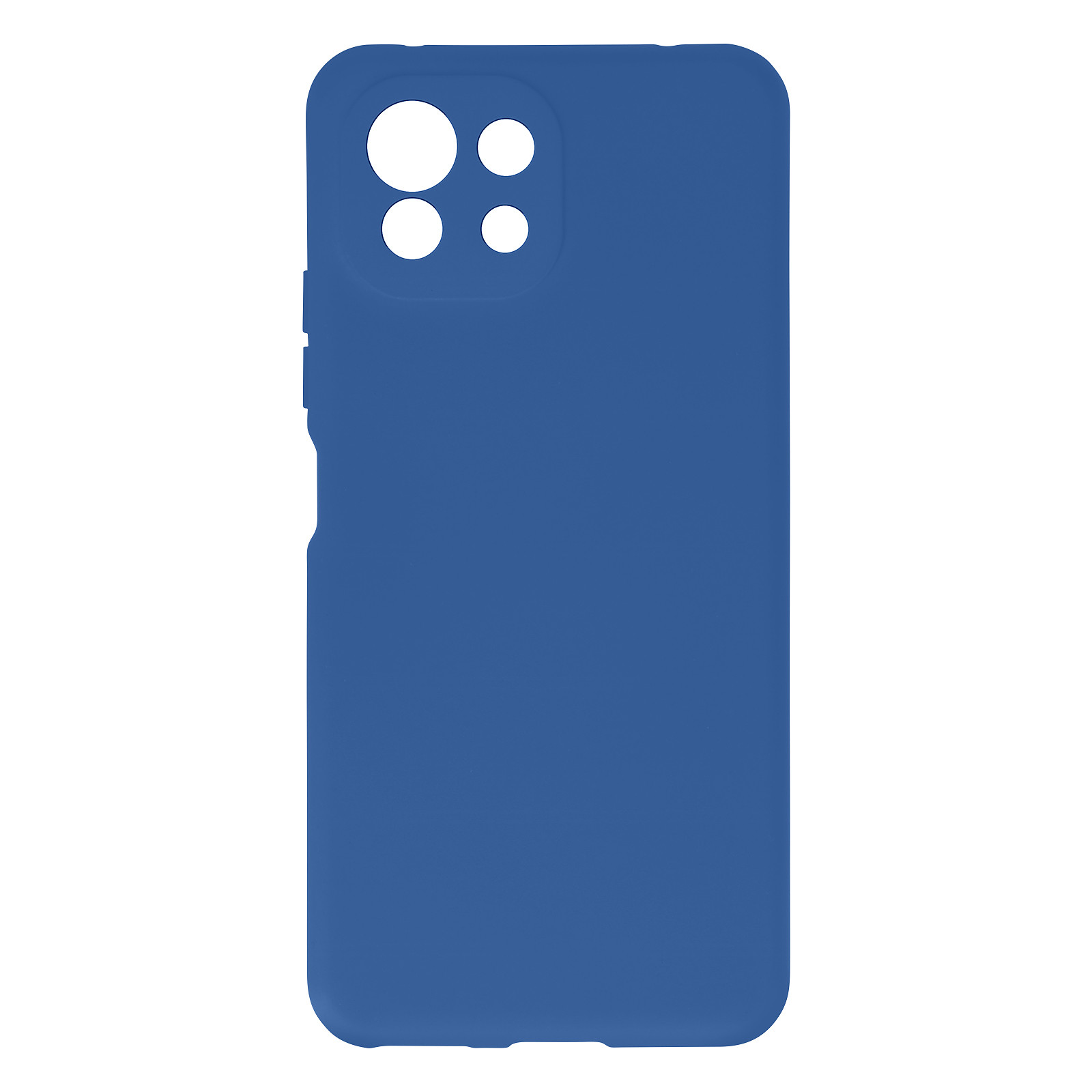 Avizar Coque pour Xiaomi Mi 11 Lite Silicone Semi-rigide Finition Soft Touch Fine Bleu - Coque telephone Avizar