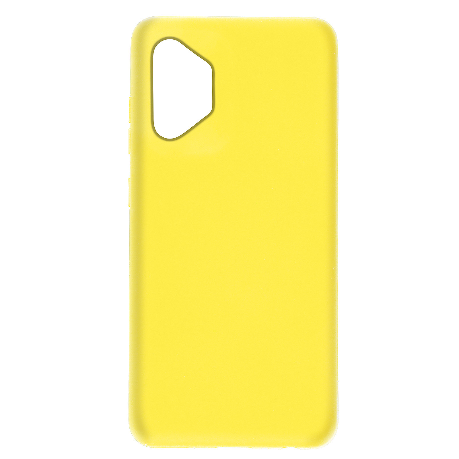 Avizar Coque pour Samsung Galaxy A32 5G Silicone Semi-rigide Finition Soft Touch Fine jaune - Coque telephone Avizar