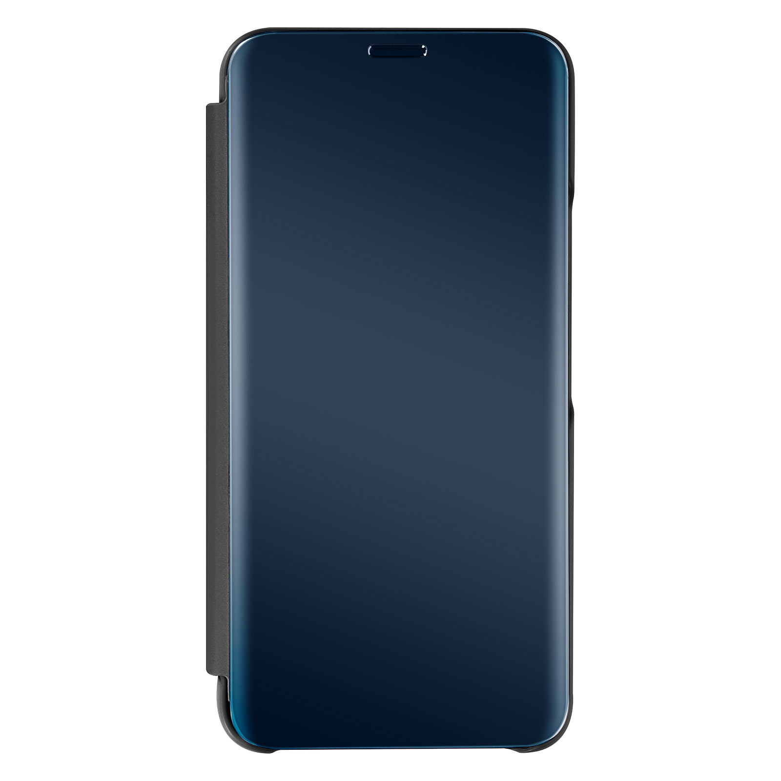 Avizar atui Clear View pour Samsung Galaxy S22 avec Clapet Miroir Support Video noir - Coque telephone Avizar