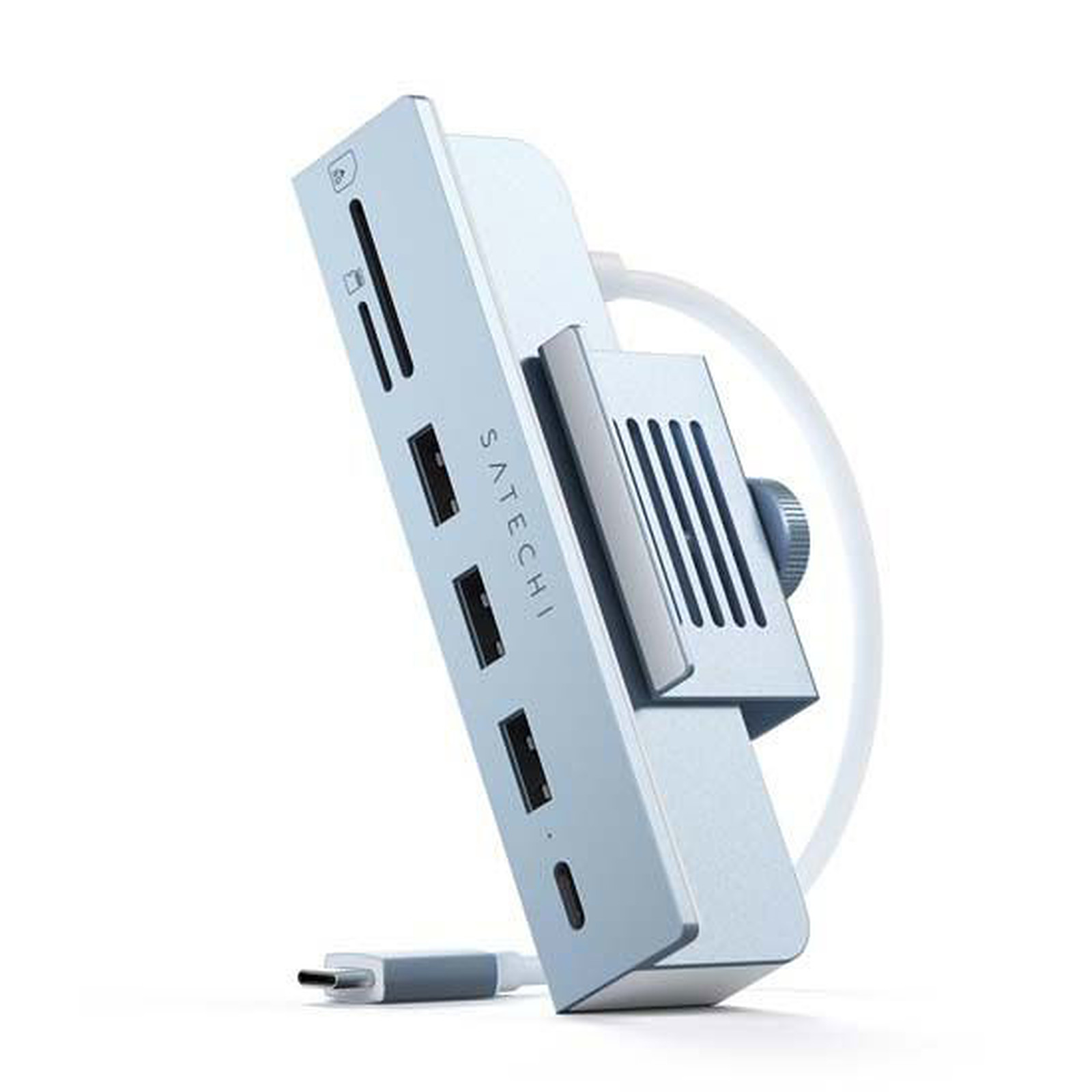 Satechi Hub USB-C Clamp pour iMac 24" - Bleu - Station d'accueil PC portable Satechi