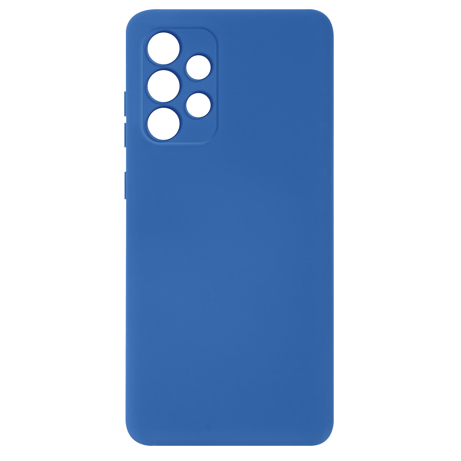 Avizar Coque pour Samsung Galaxy A32 Silicone Semi-rigide Finition Soft Touch Fine Bleu - Coque telephone Avizar