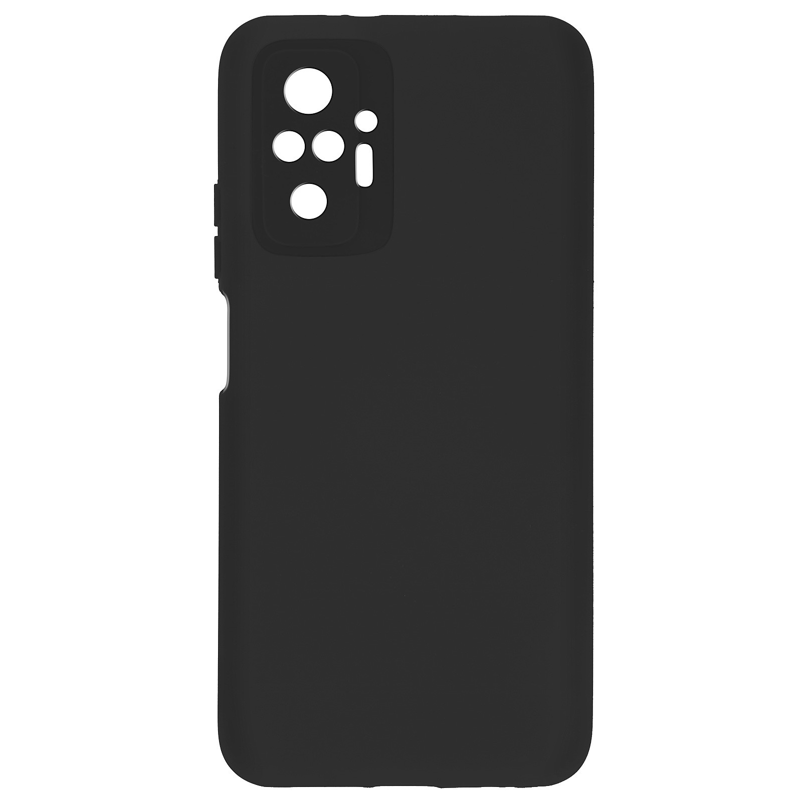 Avizar Coque pour Xiaomi Redmi Note 10 Pro Silicone Semi-rigide Finition Soft Touch Fine Noir - Coque telephone Avizar