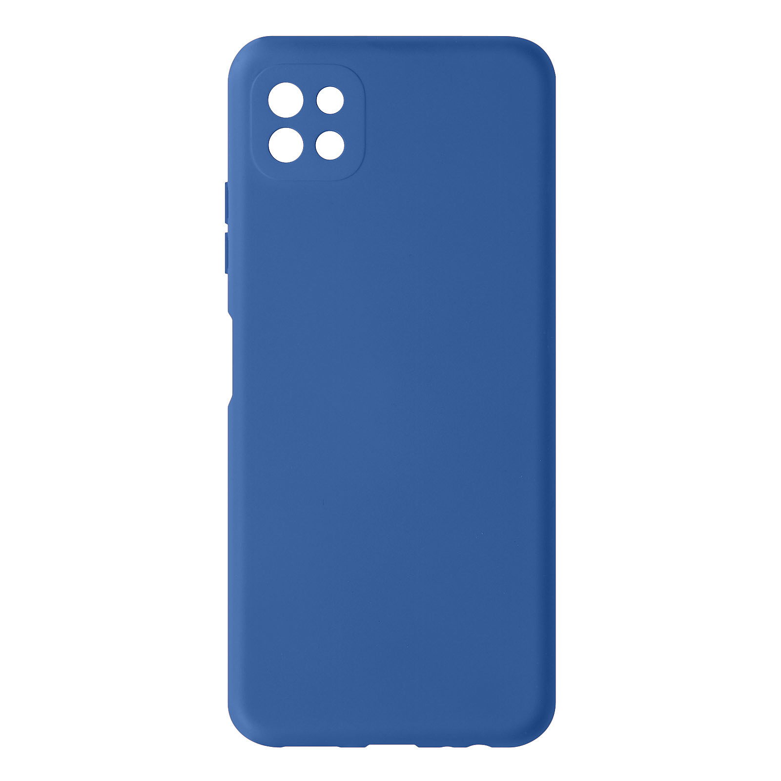 Avizar Coque pour Samsung Galaxy A22 5G Silicone Semi-rigide Finition Soft Touch Fine Bleu - Coque telephone Avizar